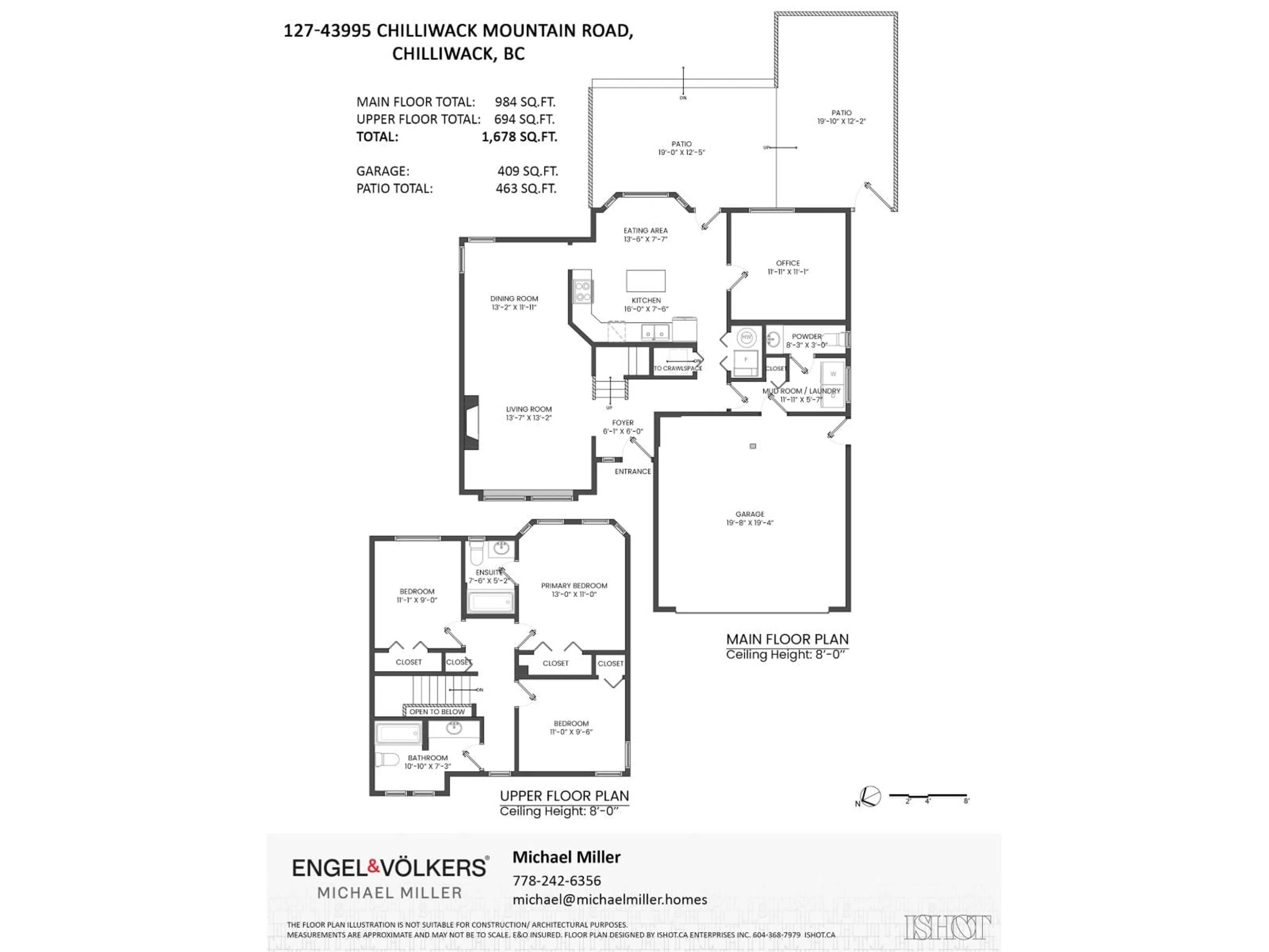 Floor plan for 127 - 43995 CHILLIWACK MOUNTAIN ROAD, Chilliwack British Columbia V2R5M1