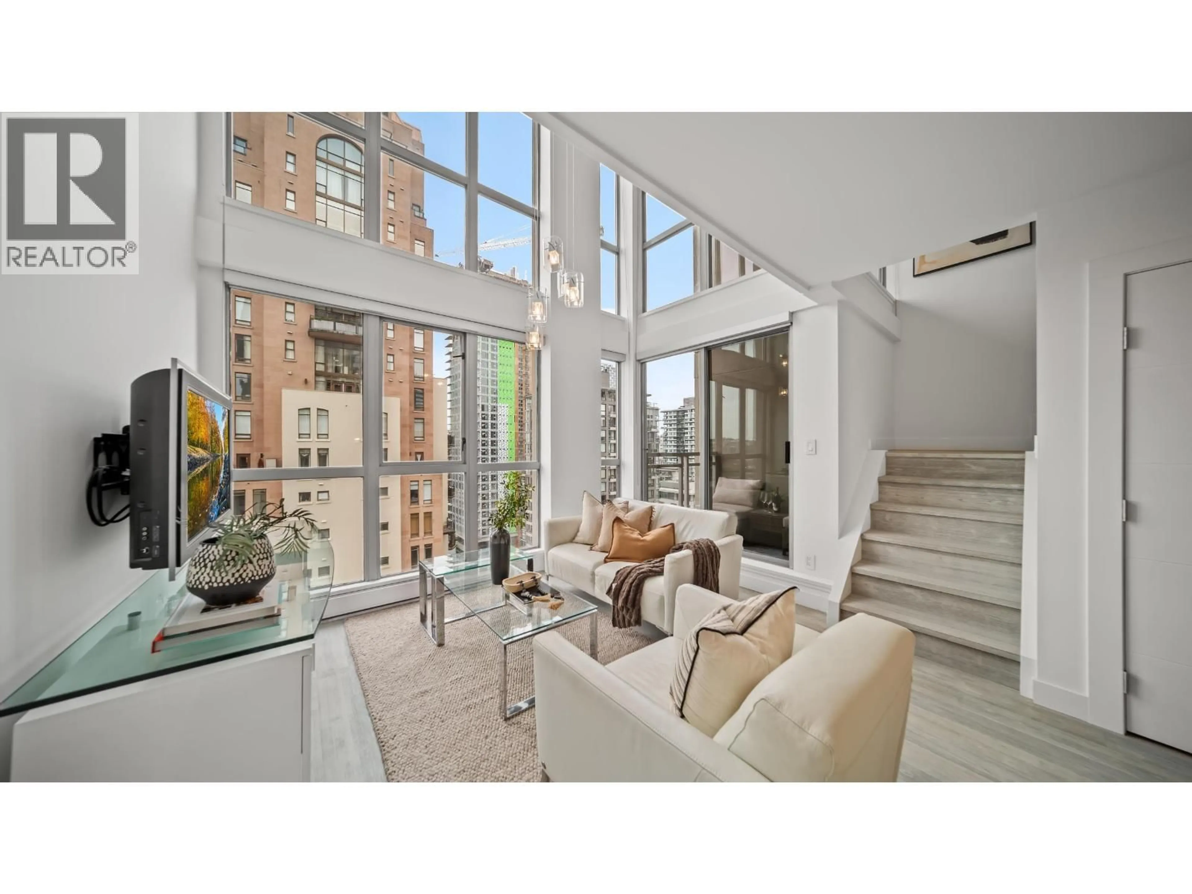 Living room with furniture, unknown for 1802 - 1238 RICHARDS STREET, Vancouver British Columbia V6B6M6