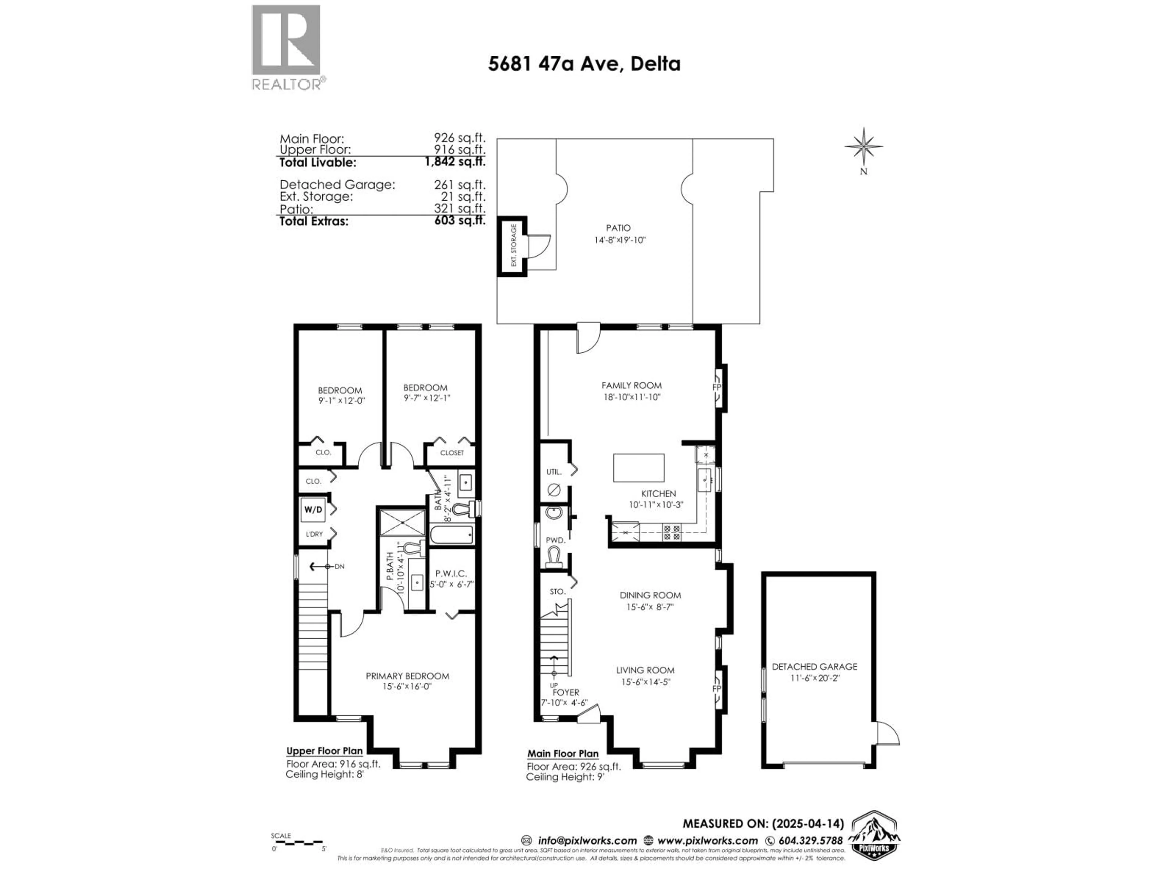 Floor plan for 5681 47A AVENUE, Delta British Columbia V4K4B5