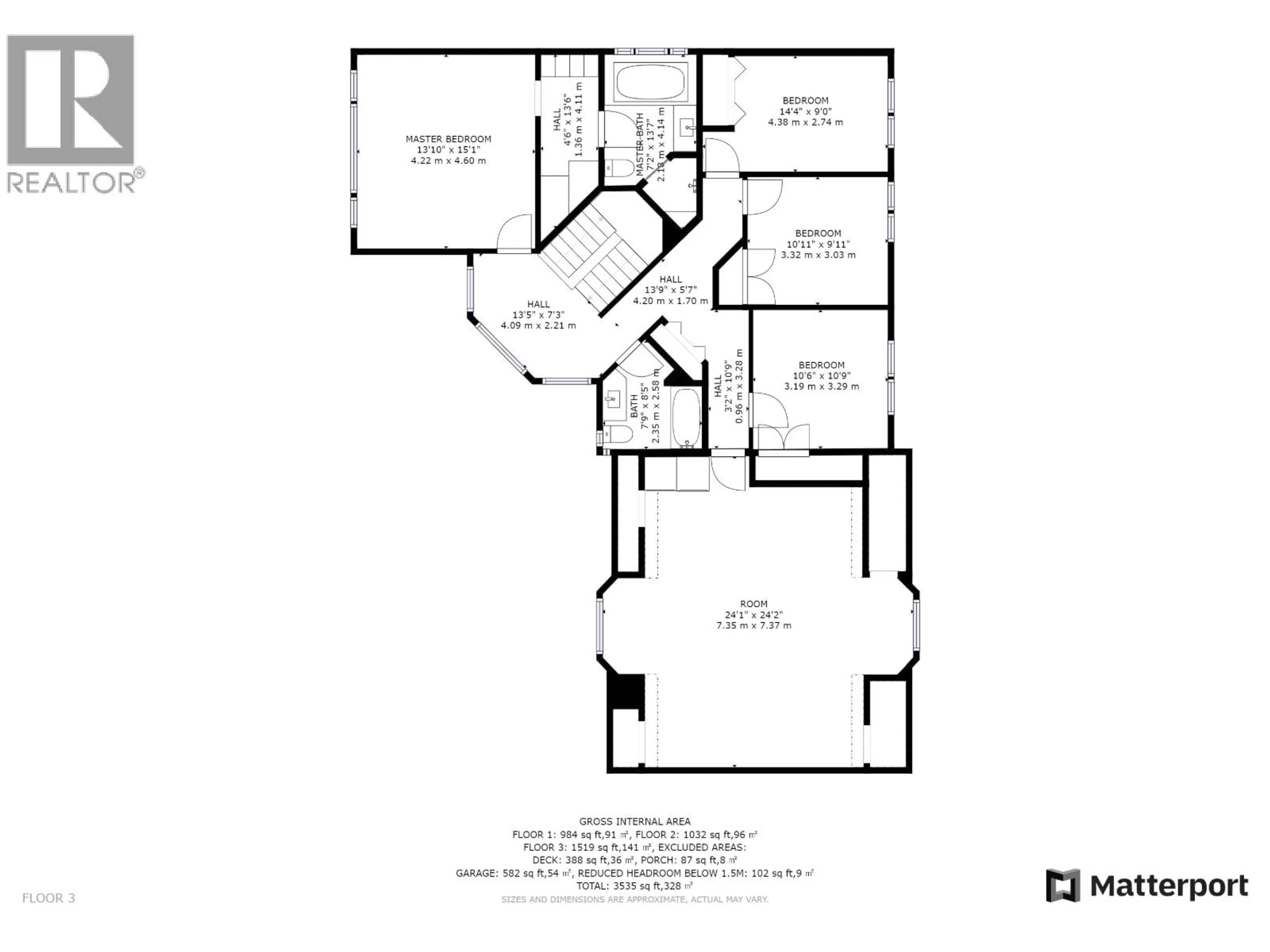 Floor plan for 11023 88 STREET, Fort St. John British Columbia V1J7G5