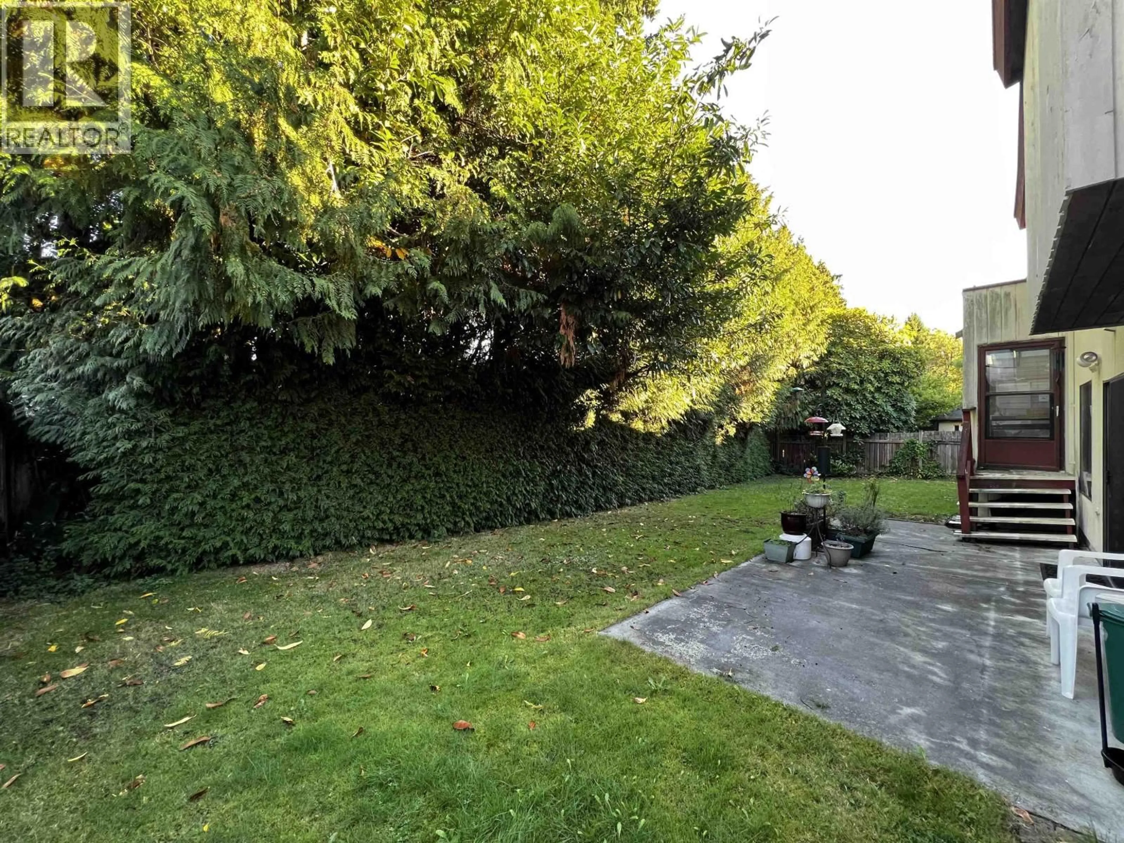 A pic from outside/outdoor area/front of a property/back of a property/a pic from drone, forest/trees view for 8880 CARMICHAEL STREET, Richmond British Columbia V6Y2W4