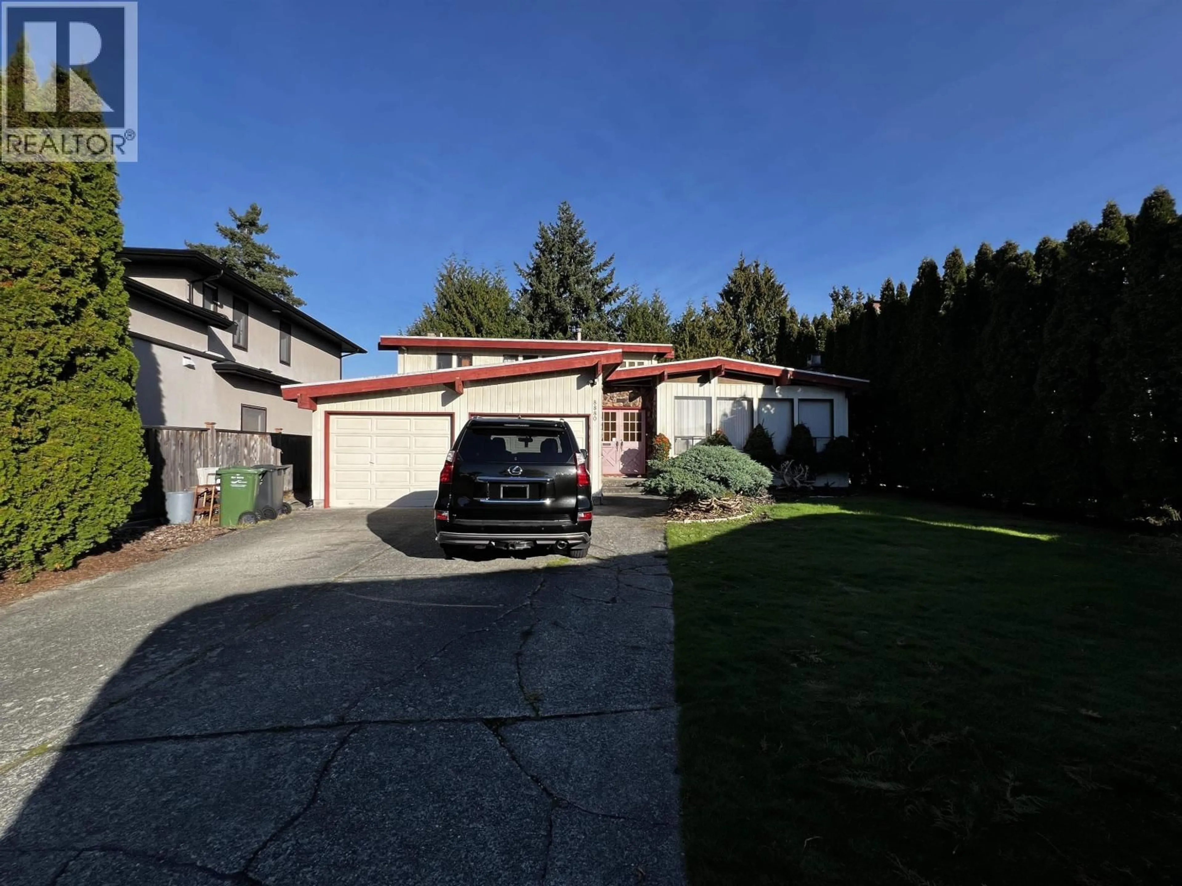 A pic from outside/outdoor area/front of a property/back of a property/a pic from drone, street for 8880 CARMICHAEL STREET, Richmond British Columbia V6Y2W4