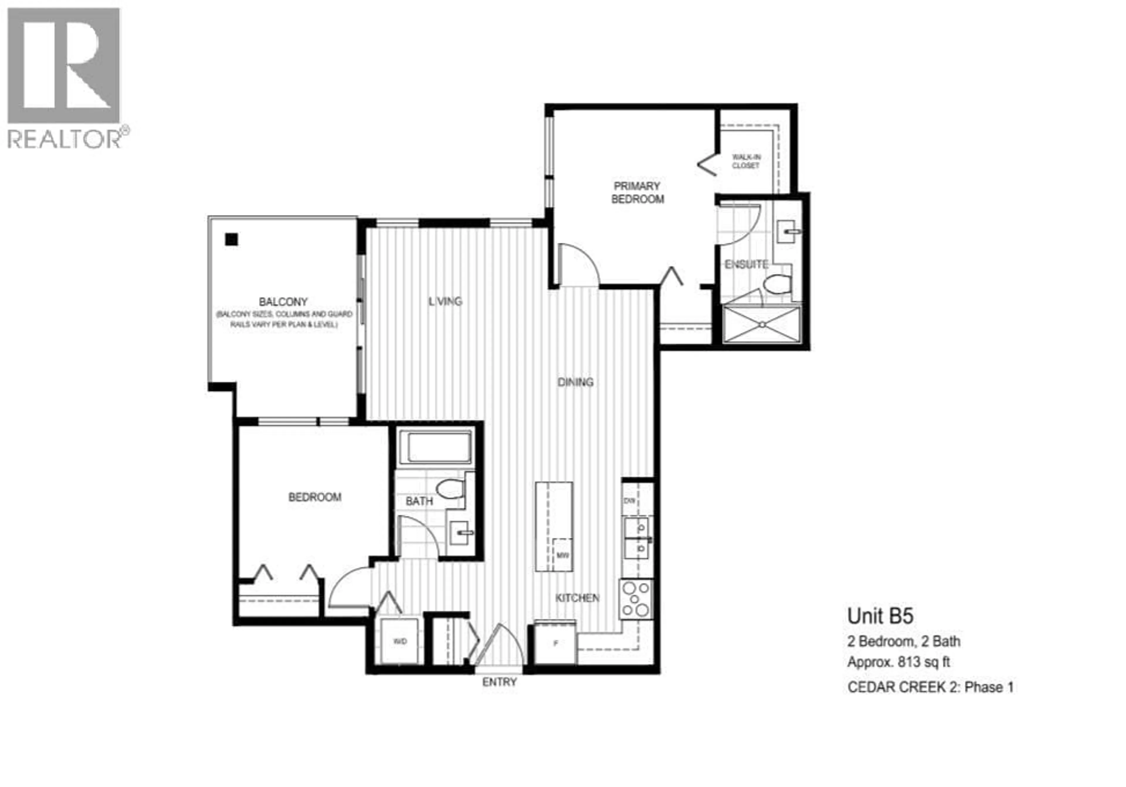 Floor plan for 222 - 7588 16TH STREET, Burnaby British Columbia V3N0H8