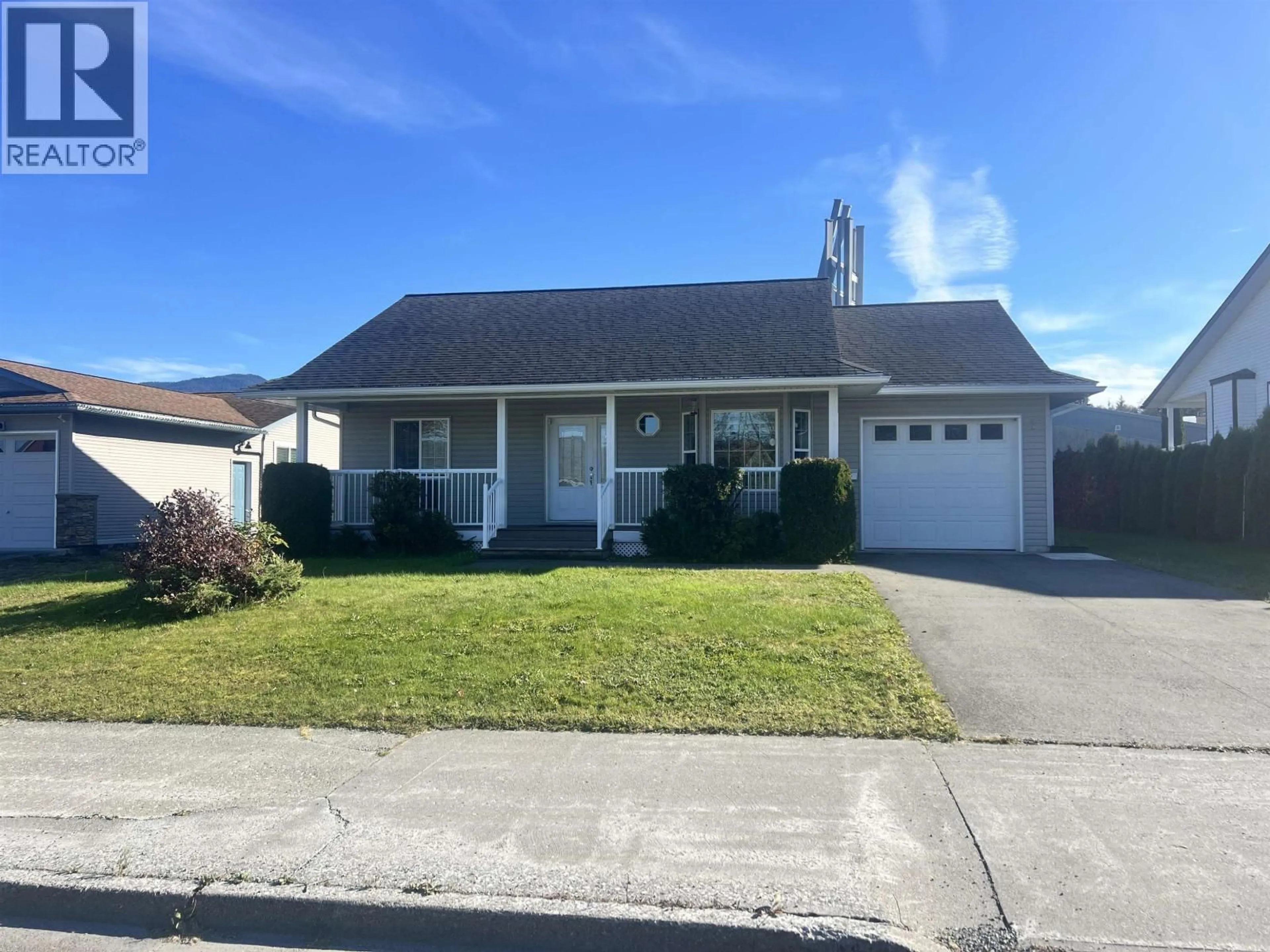 Home with vinyl exterior material, street for 7 WAKITA STREET, Kitimat British Columbia V8C2S1