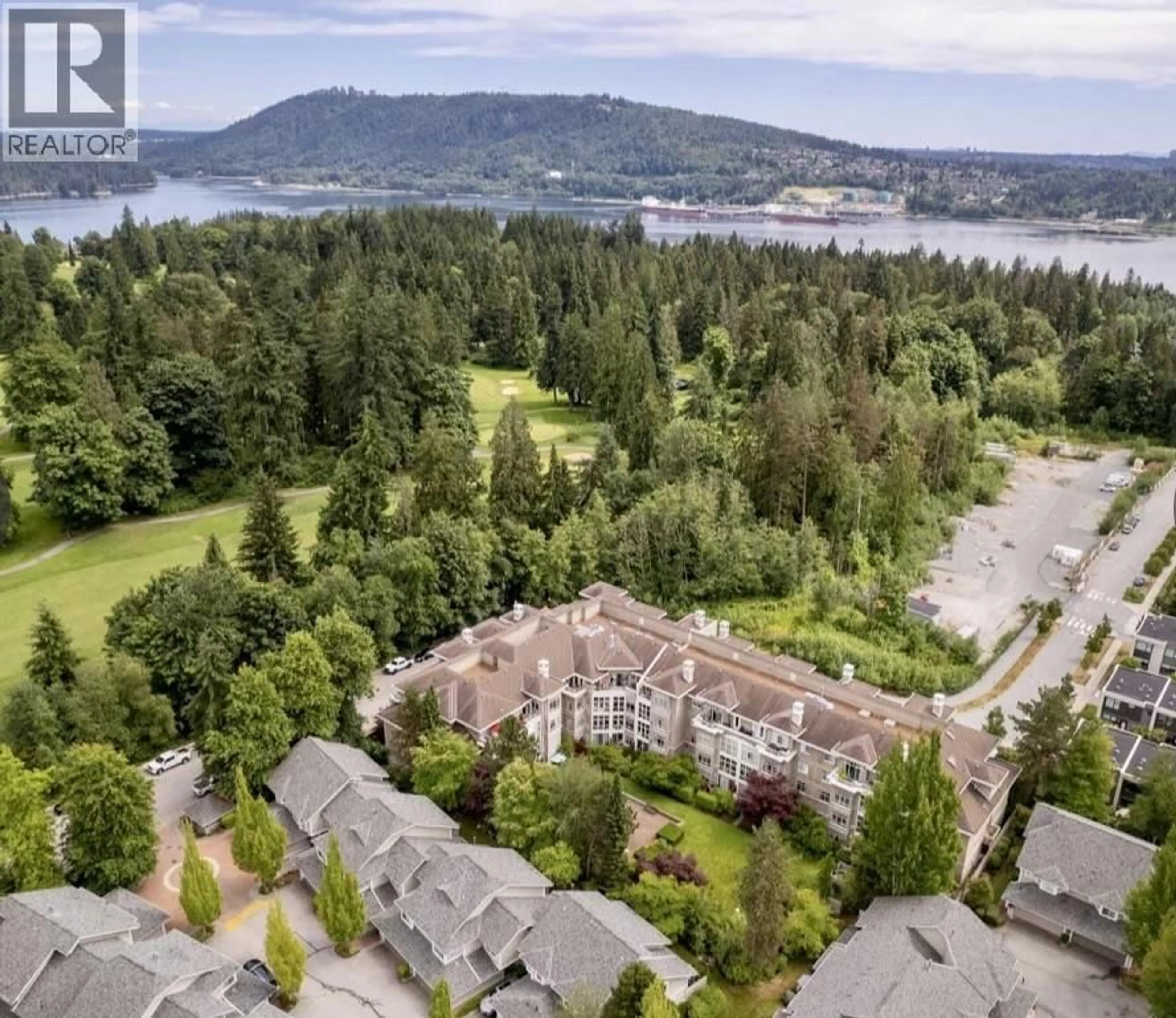 A pic from outside/outdoor area/front of a property/back of a property/a pic from drone, water/lake/river/ocean view for 315 - 630 ROCHE POINT DRIVE, North Vancouver British Columbia V7H3A1