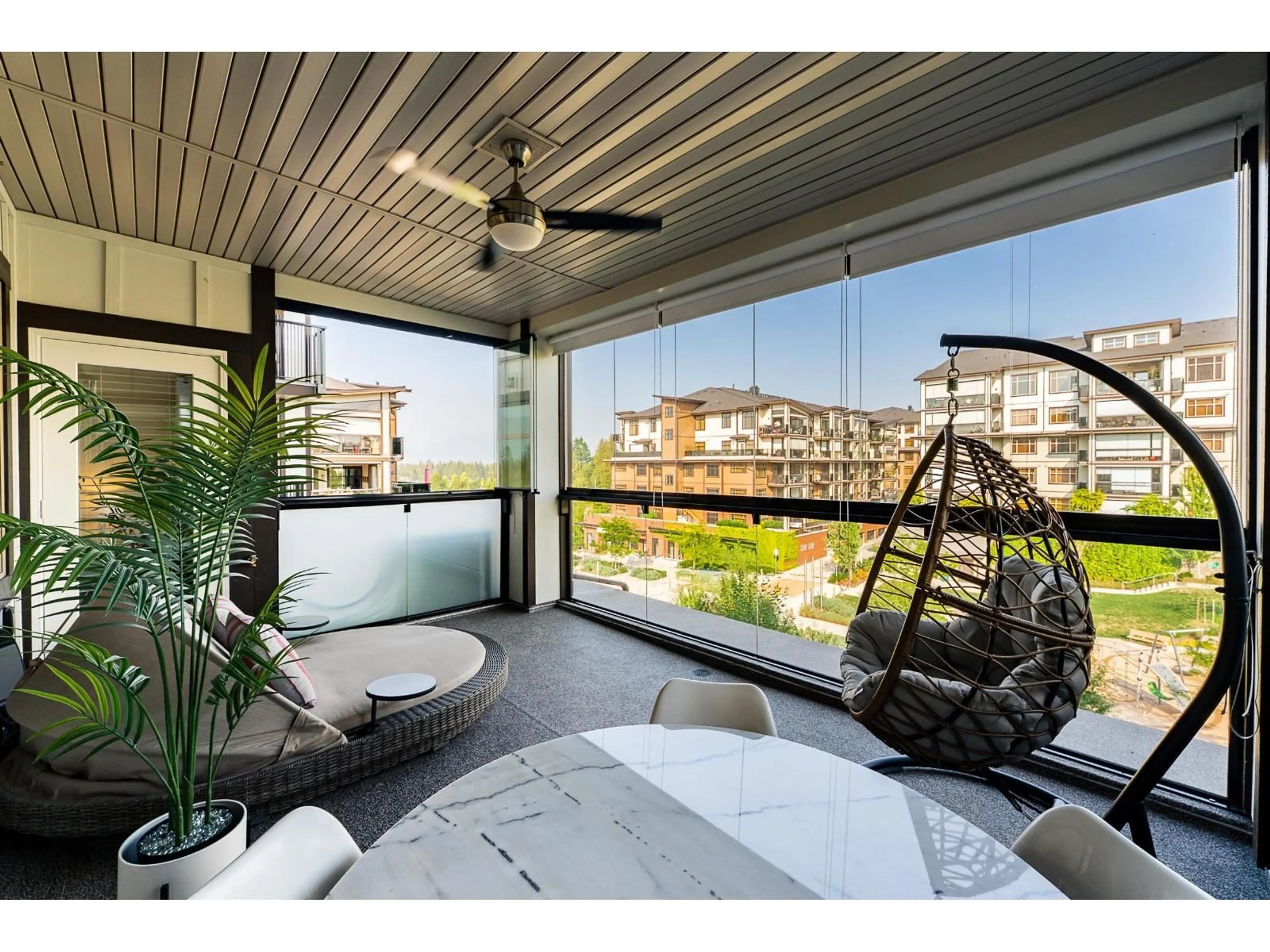 Patio, water/lake/river/ocean view for 506 - 8558 202B, Langley British Columbia V2Y3L4