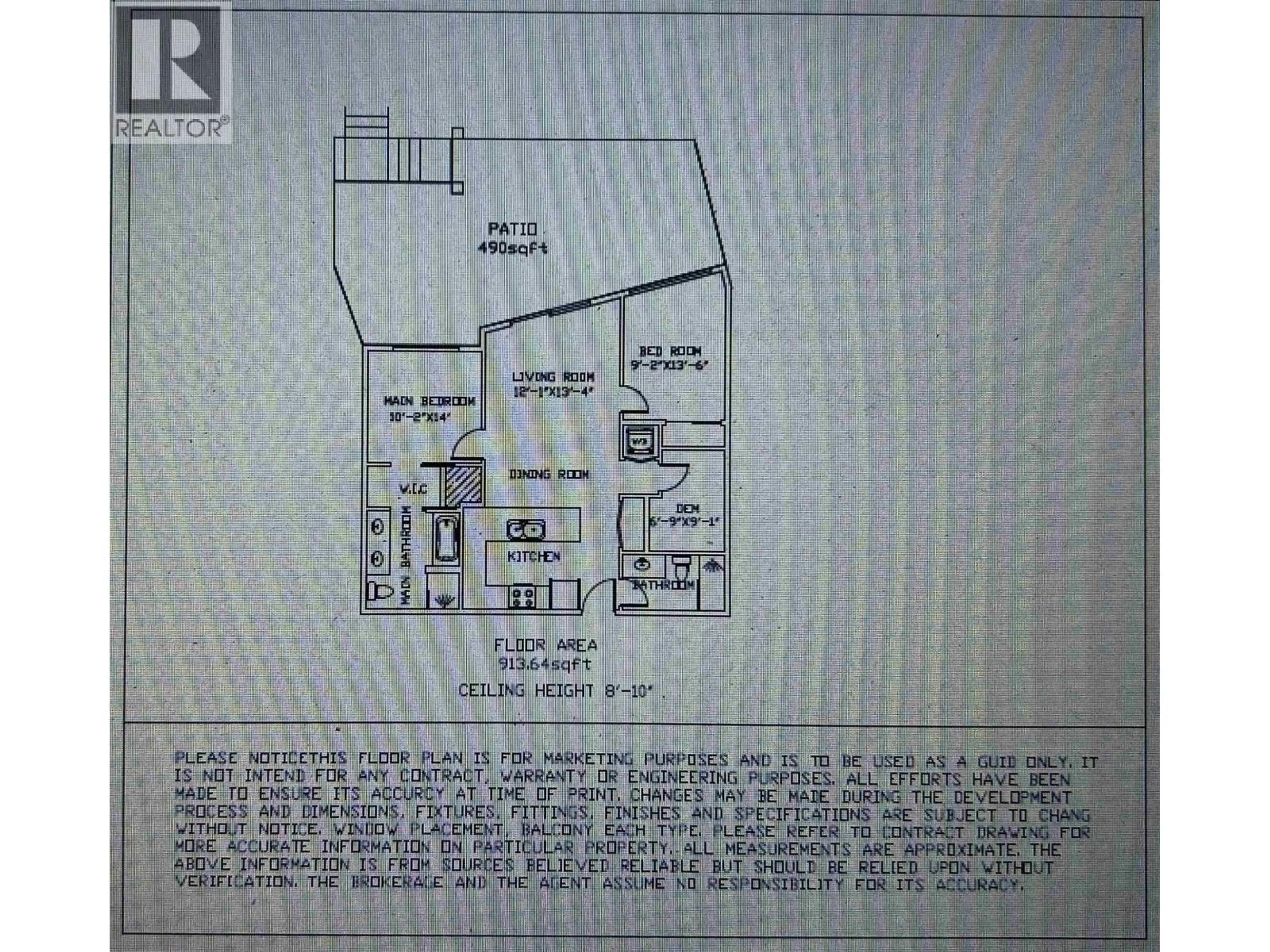 Floor plan for 108 - 7008 RIVER PARKWAY, Richmond British Columbia V6X0R1
