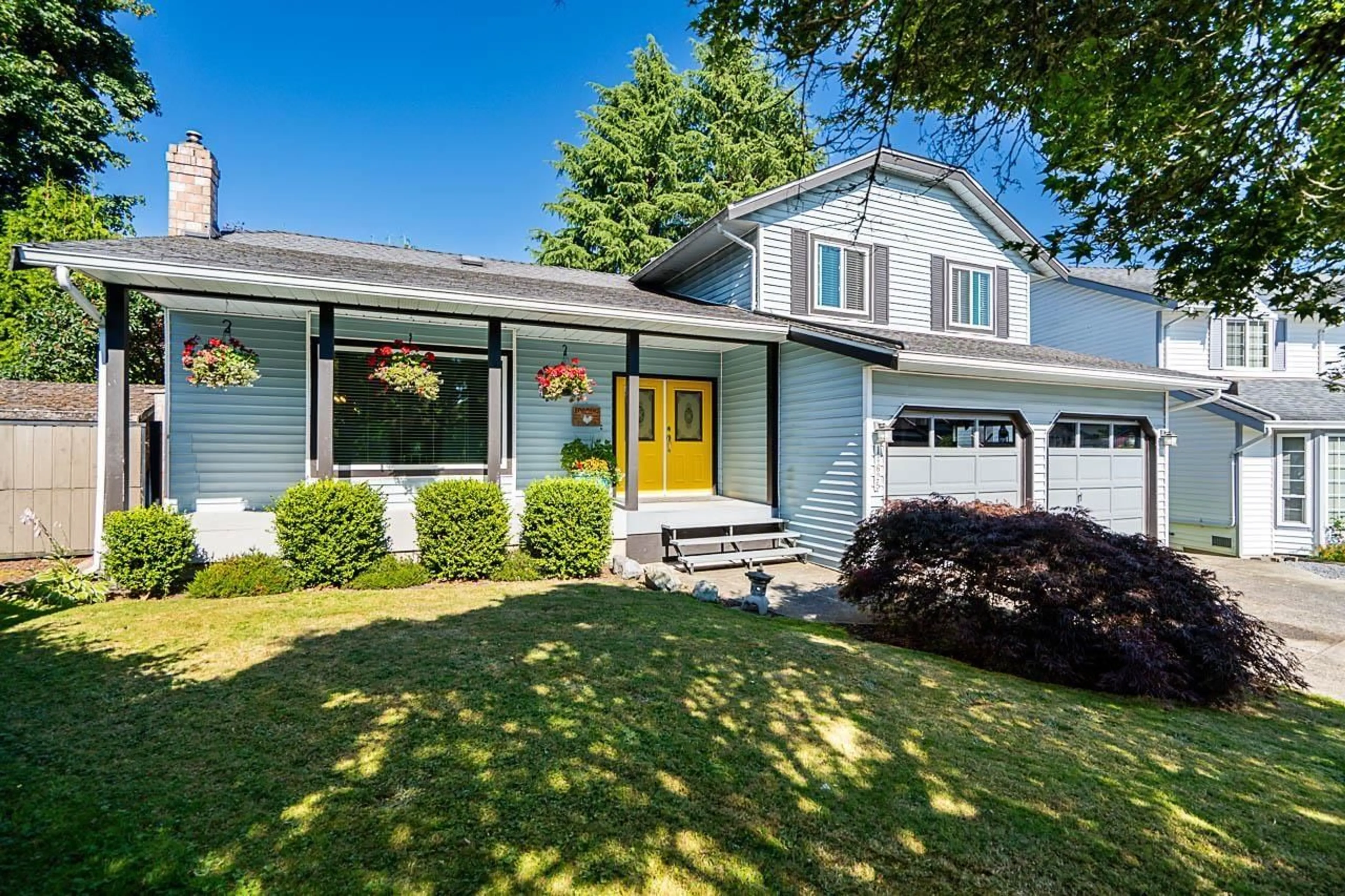 Home with vinyl exterior material, street for 14625 86B, Surrey British Columbia V3S6N2