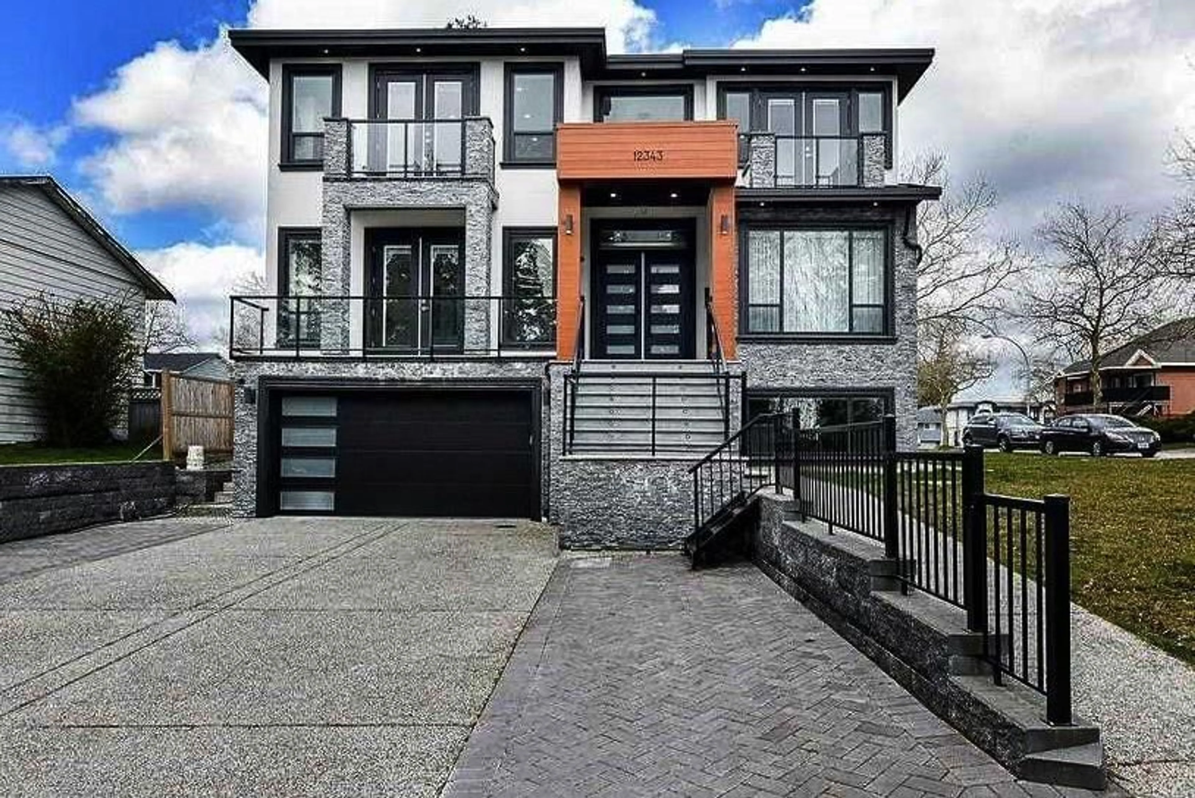 Home with brick exterior material, street for 12343 93A, Surrey British Columbia V3V7B1