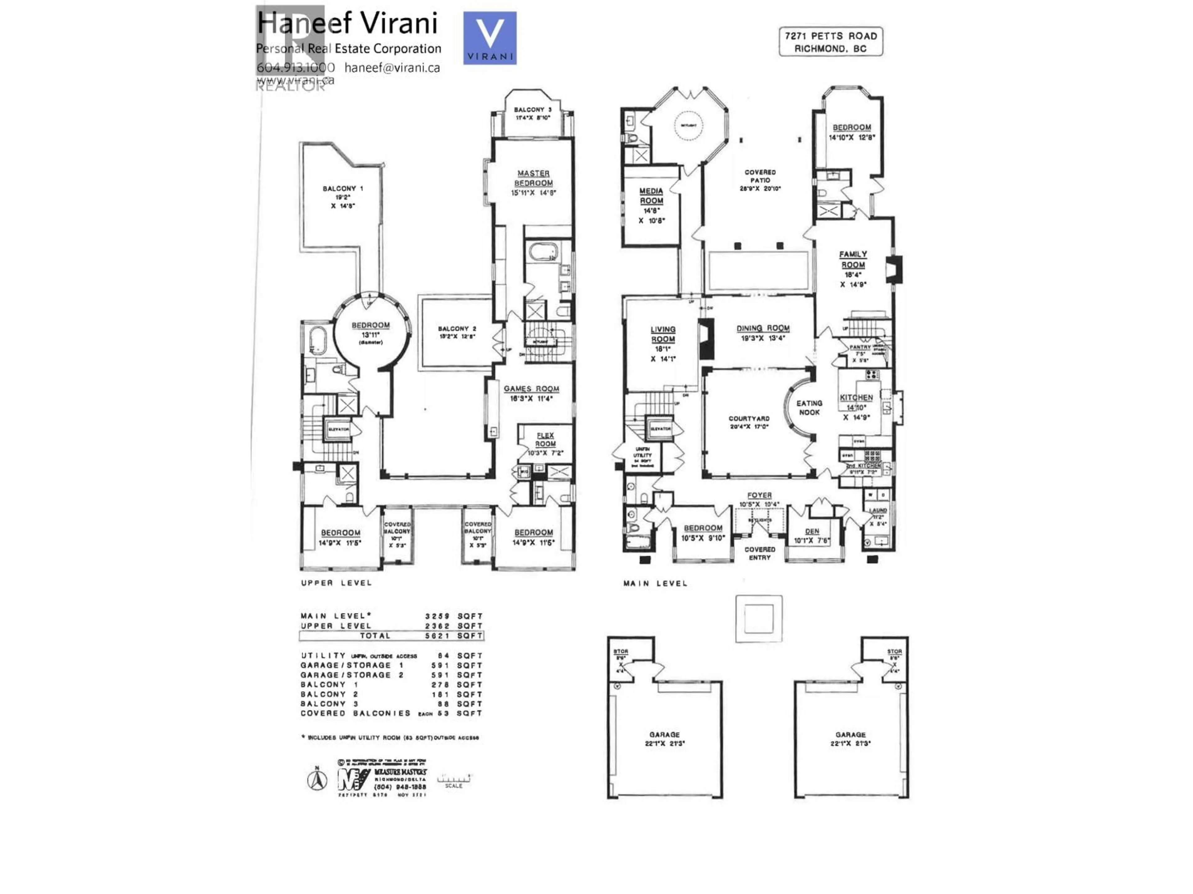 Floor plan for 7271 PETTS ROAD, Richmond British Columbia V7A1J9