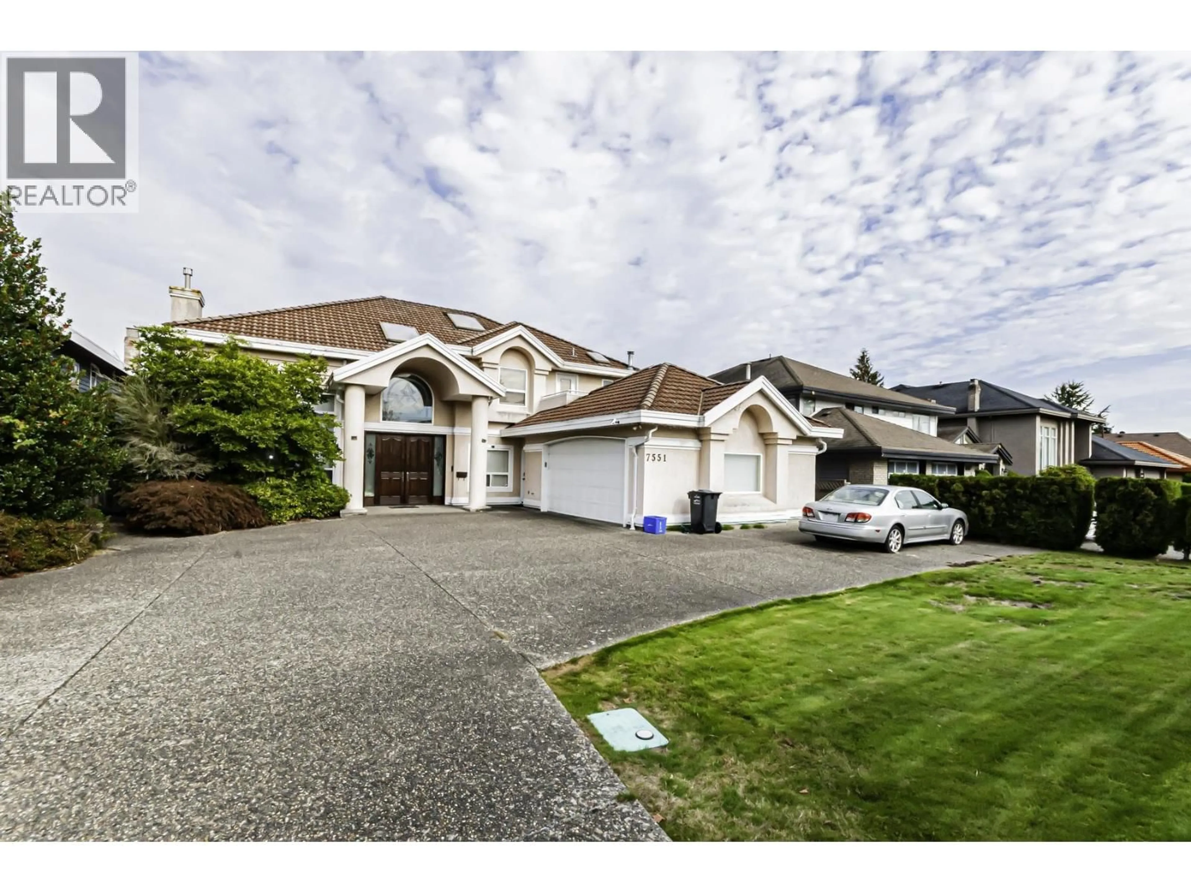 A pic from outside/outdoor area/front of a property/back of a property/a pic from drone, street for 7551 LUCAS ROAD, Richmond British Columbia V6Y1G1