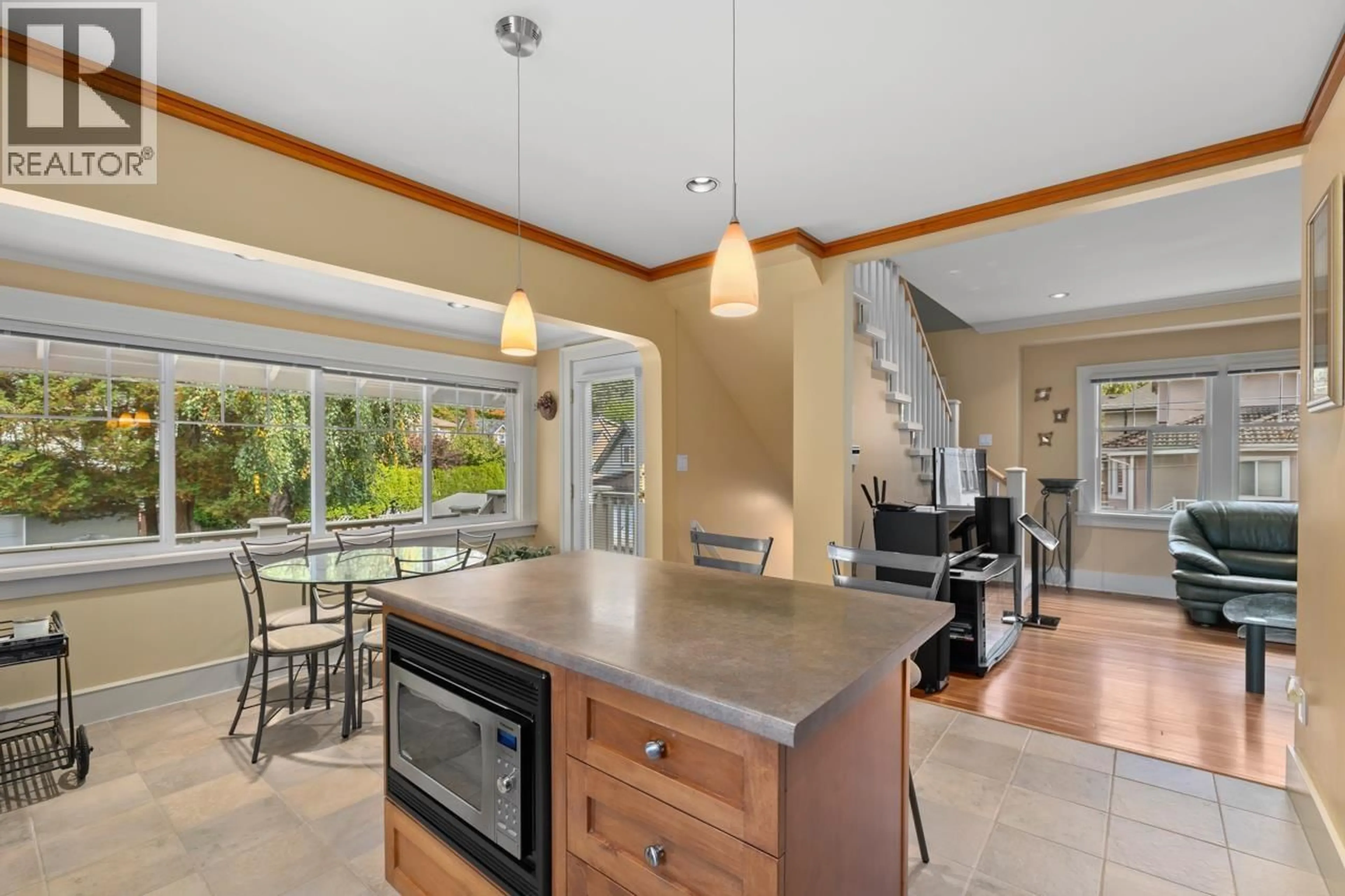 Open concept kitchen, ceramic/tile floor for 1163 NANTON AVENUE, Vancouver British Columbia V6H2C4