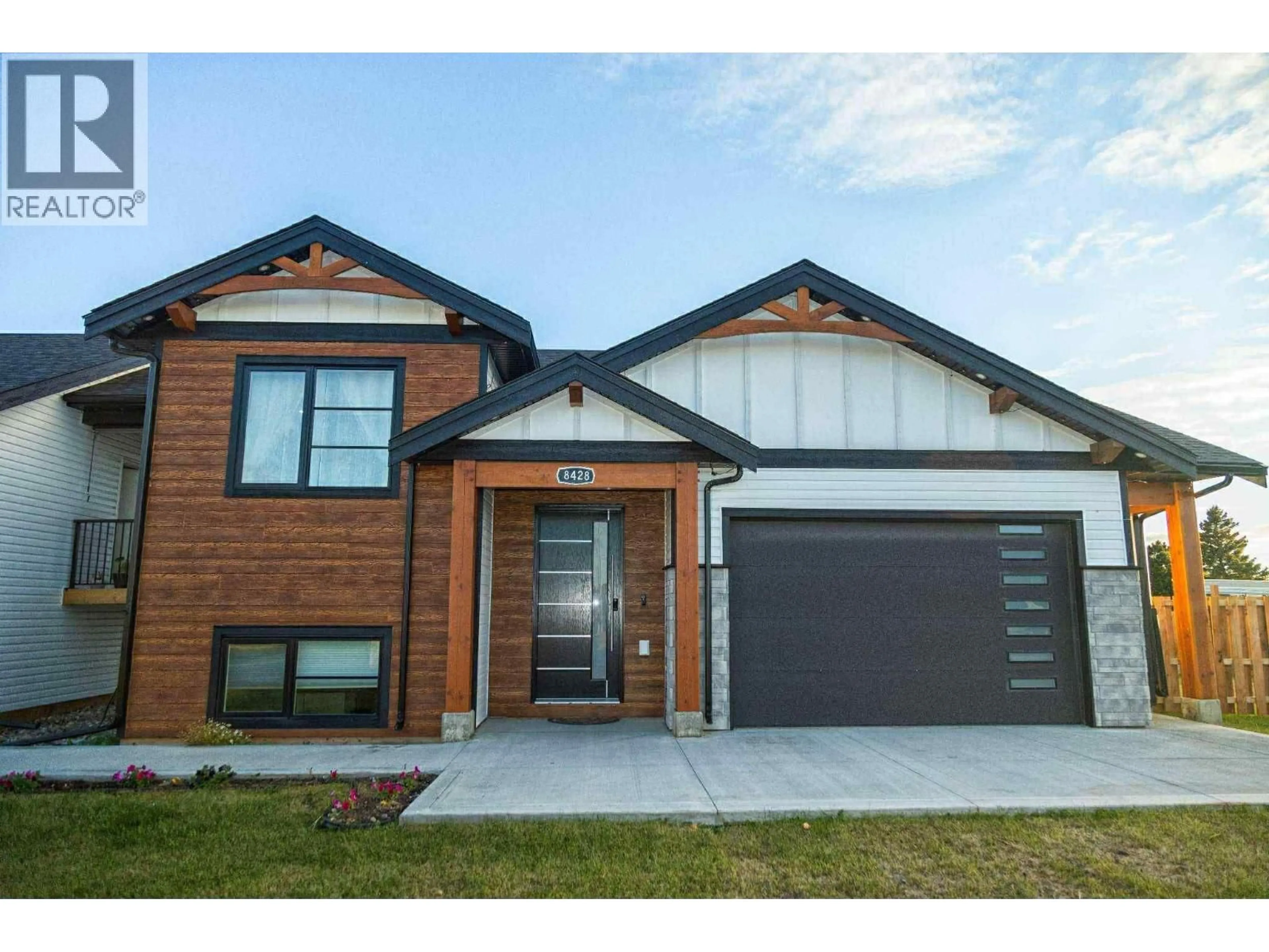 Home with brick exterior material, street for A - 8428 82 STREET, Fort St. John British Columbia V1J0K6