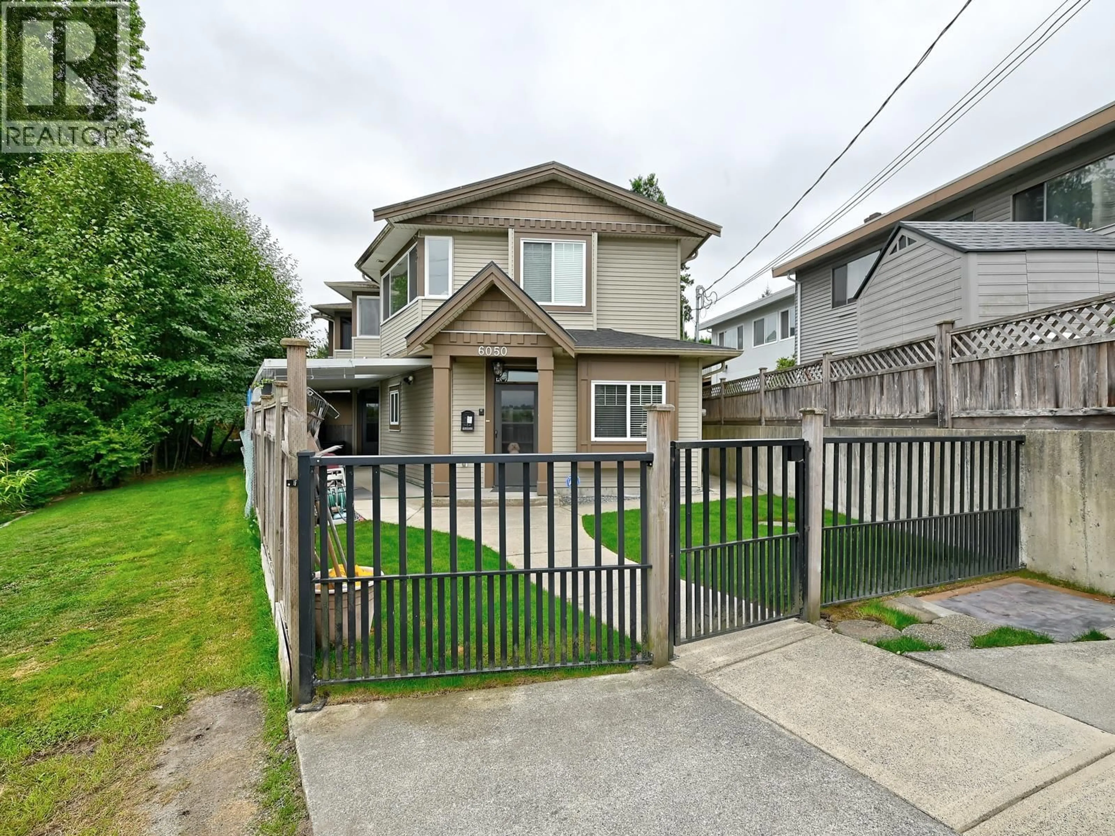 A pic from outside/outdoor area/front of a property/back of a property/a pic from drone, street for 6050 HARDWICK STREET, Burnaby British Columbia V5G1R6