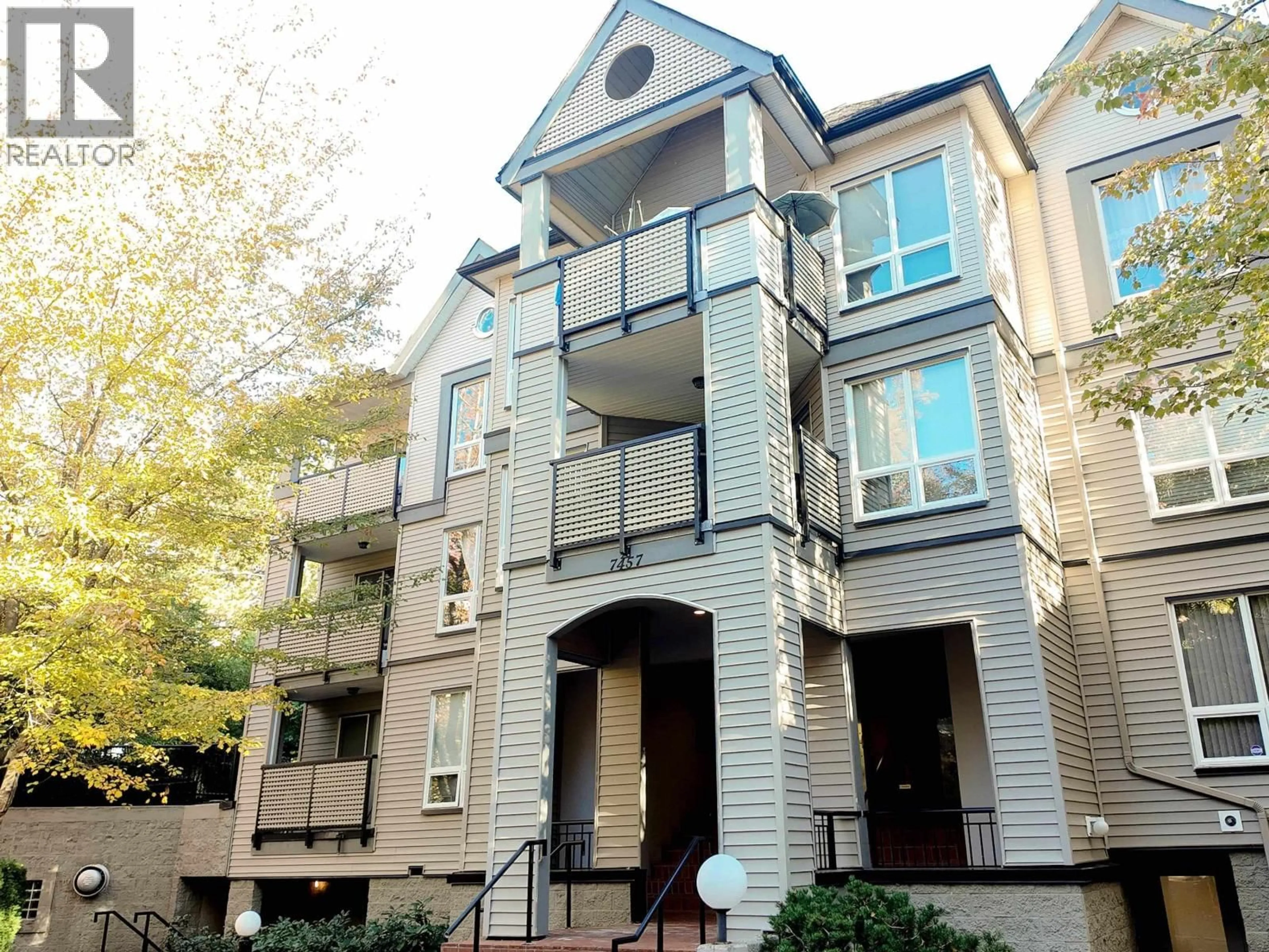 Home with brick exterior material, building for 305 - 7457 MOFFATT ROAD, Richmond British Columbia V6Y1X9