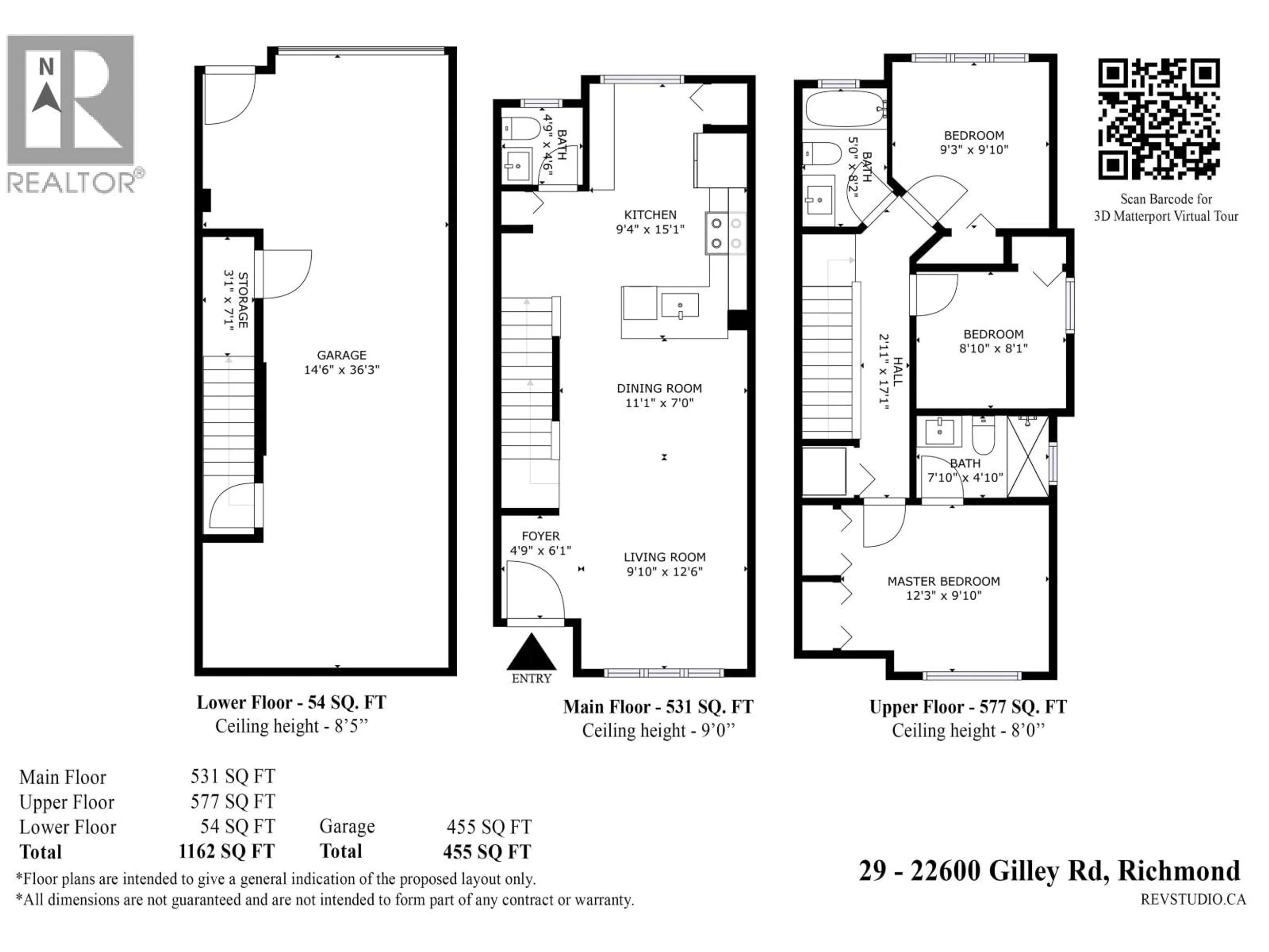 Floor plan for 29 - 22600 GILLEY ROAD, Richmond British Columbia V6V1E4