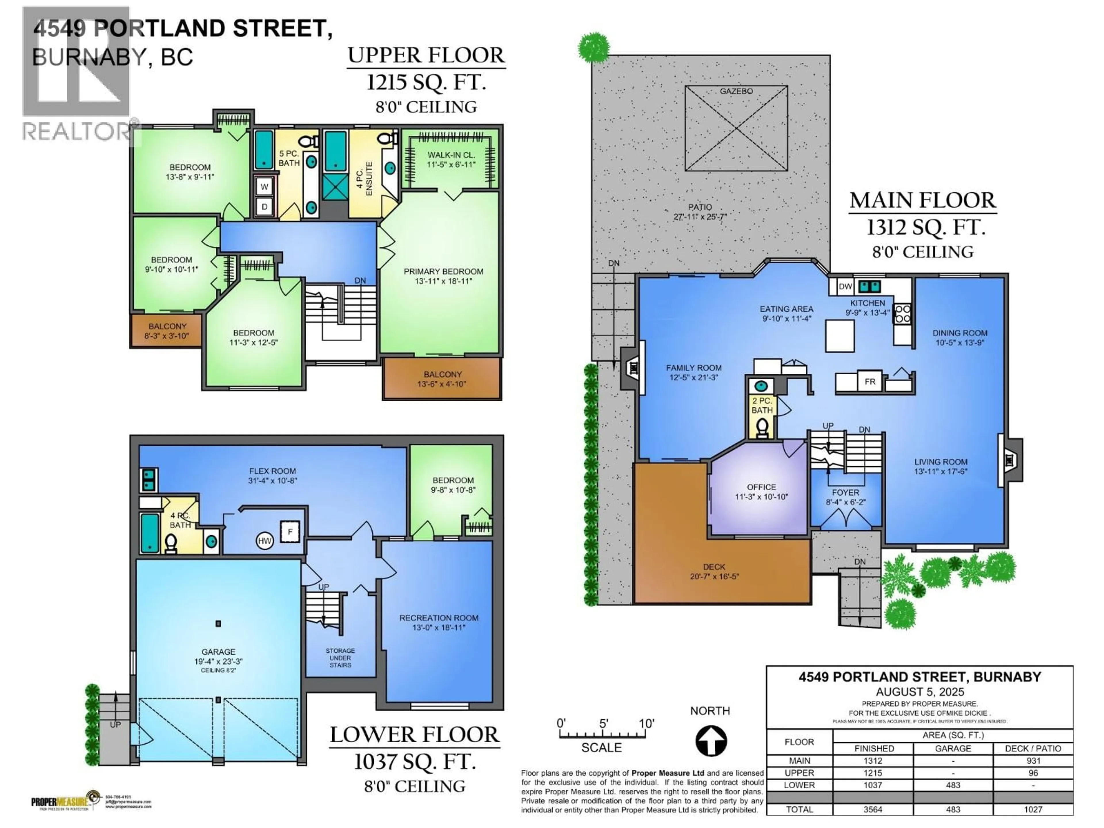 Floor plan for 4549 PORTLAND STREET, Burnaby British Columbia V5J2P1