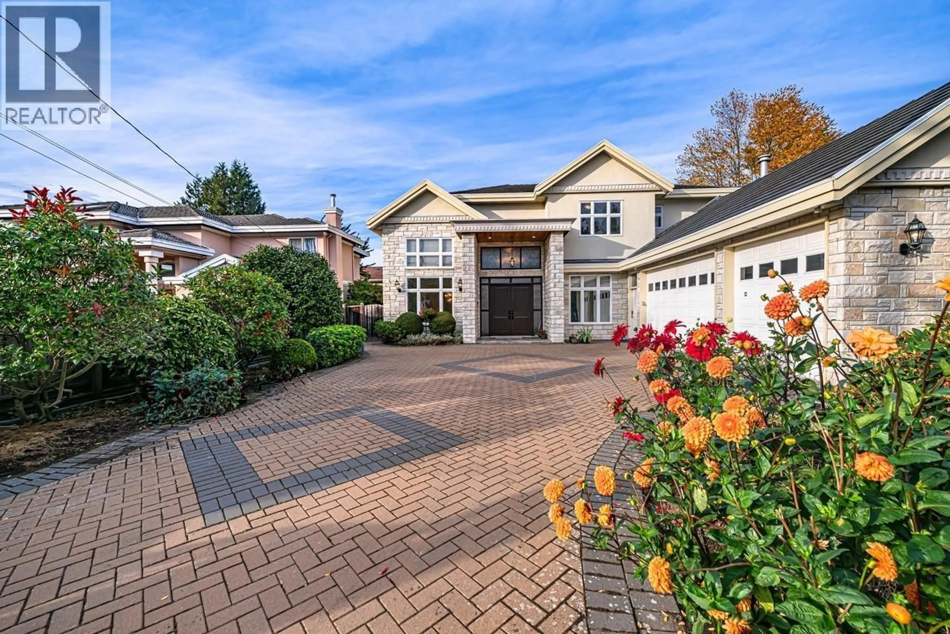 Home with brick exterior material, street for 6431 BASSETT ROAD, Richmond British Columbia V7C2Y3