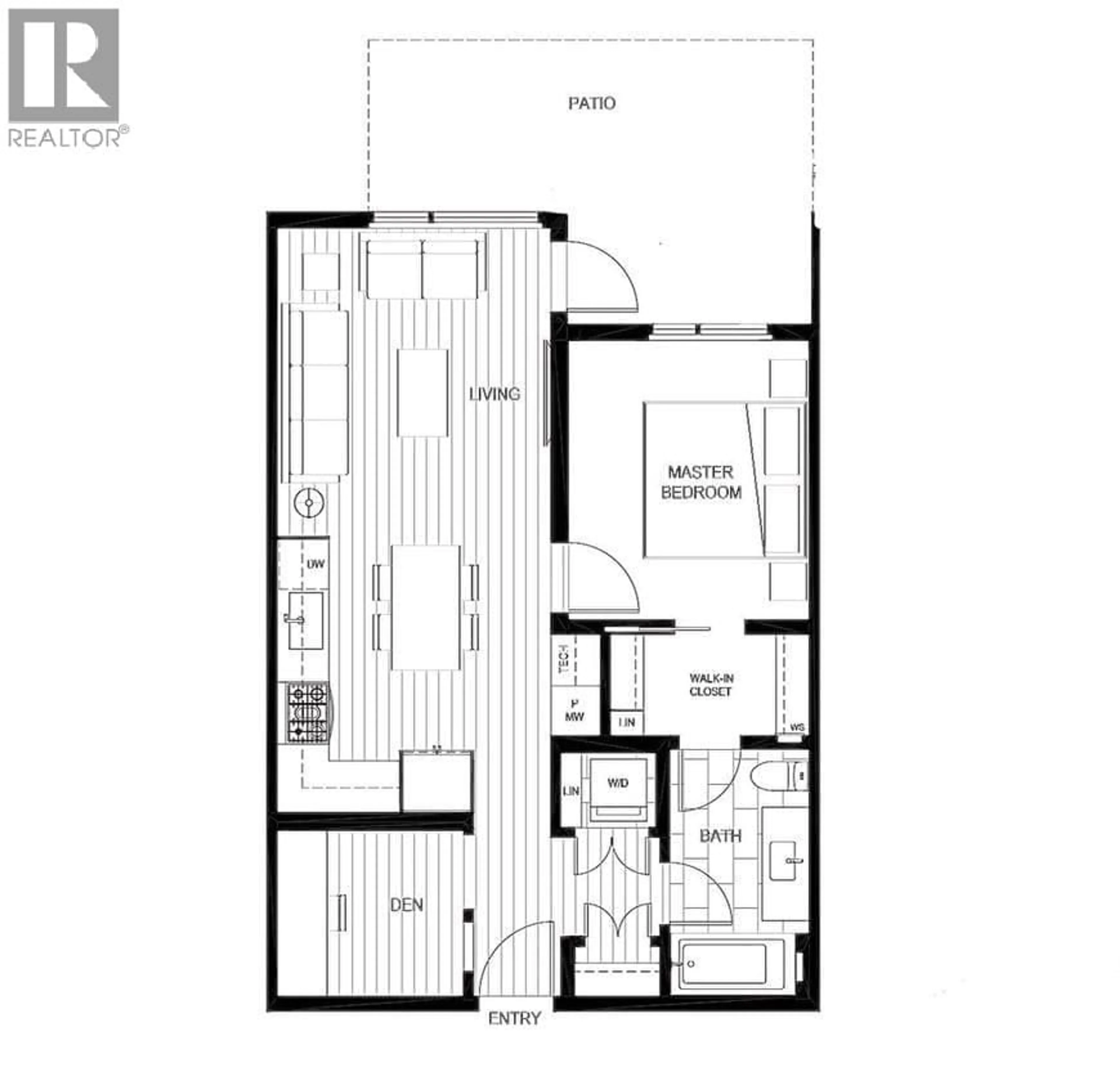 Floor plan for 112 - 3038 ST GEORGE STREET, Port Moody British Columbia V3H0L3
