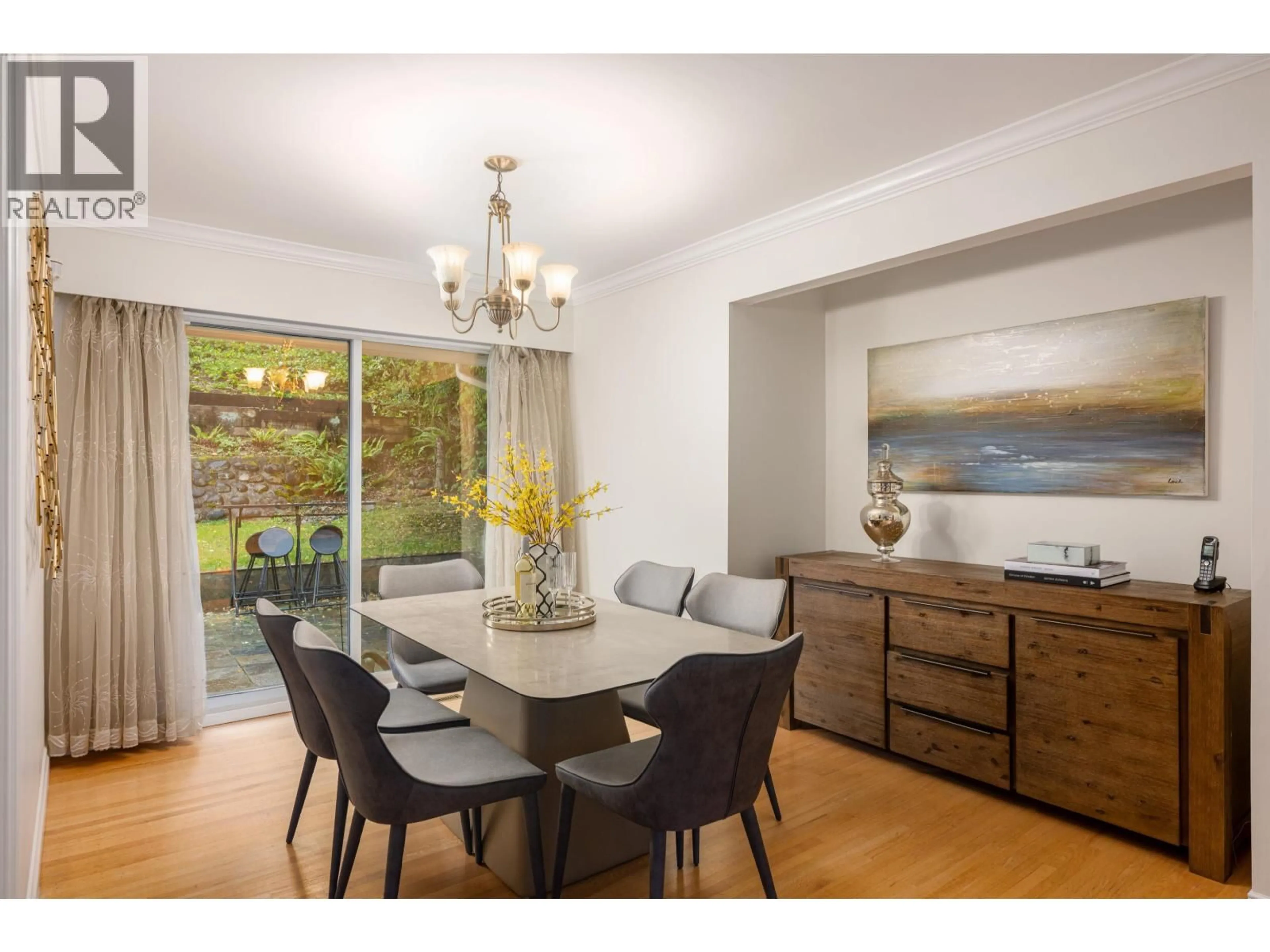 Dining room, wood/laminate floor for 850 JEFFERSON AVENUE, West Vancouver British Columbia V7T2A4