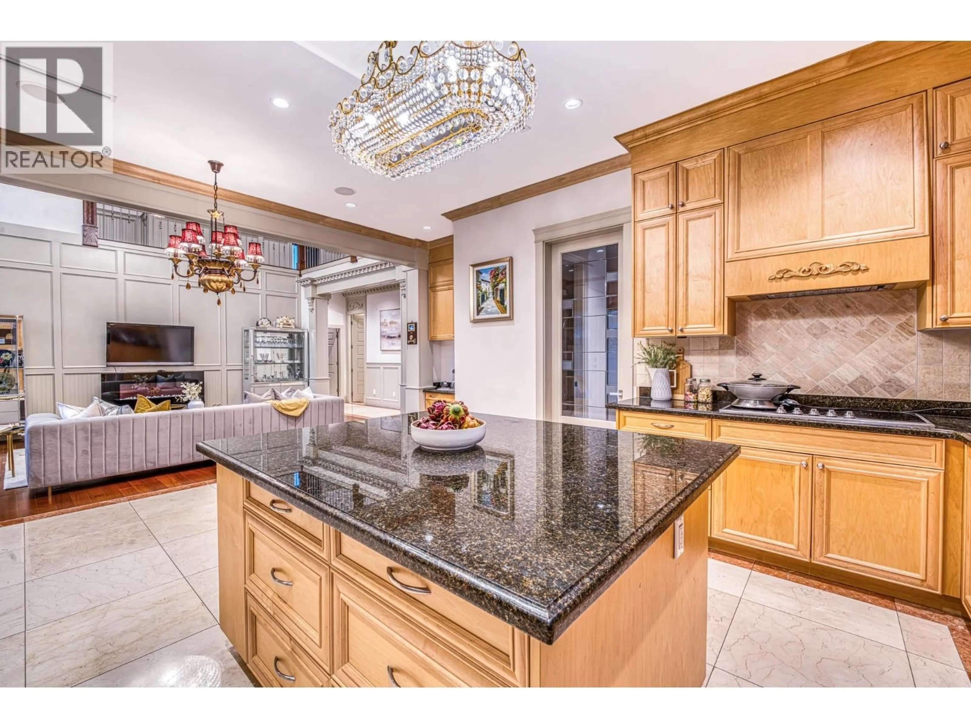 Open concept kitchen, ceramic/tile floor for 8511 SUNNYWOOD DRIVE, Richmond British Columbia V6Y3G4