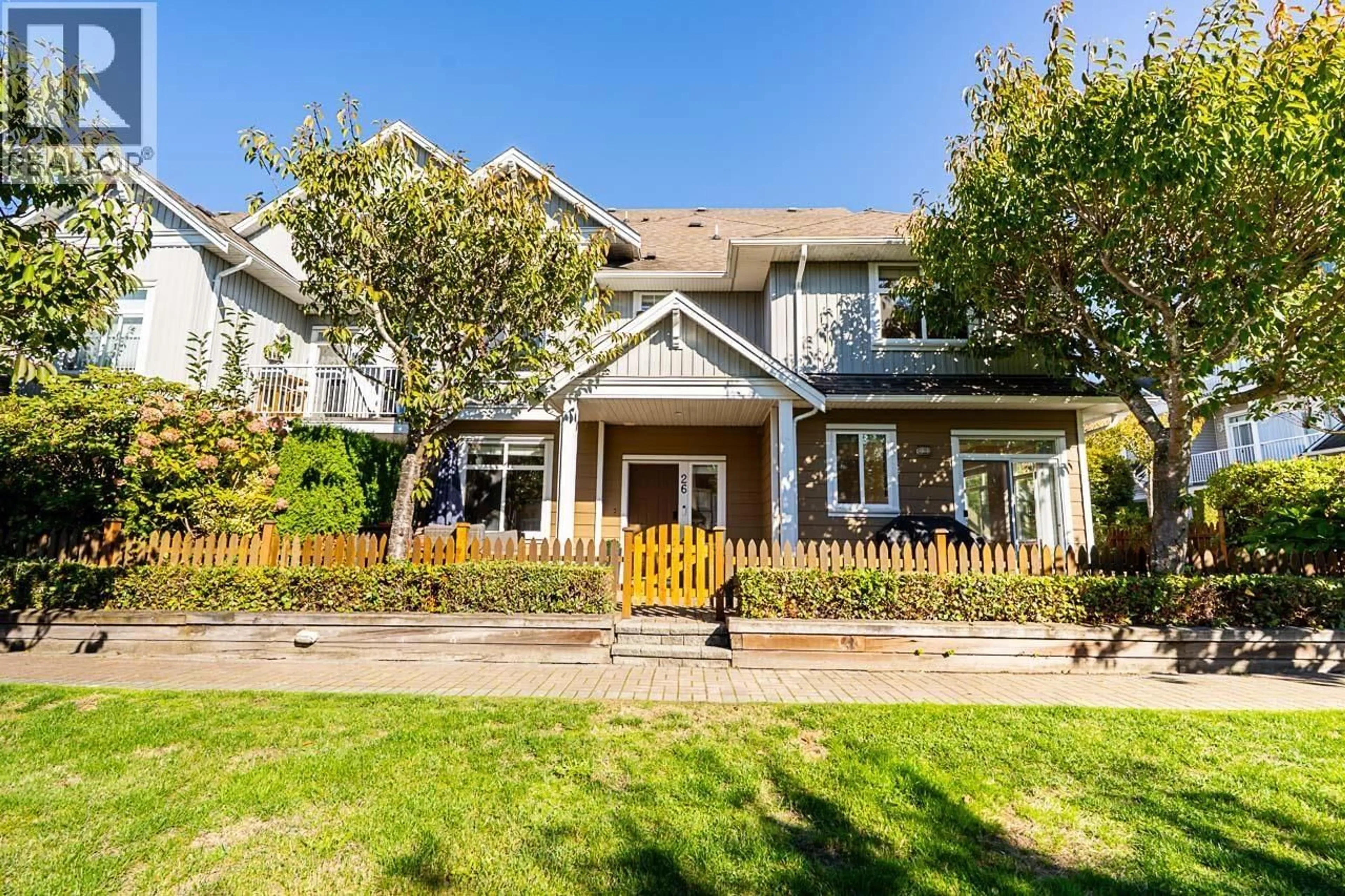 Home with vinyl exterior material, street for 26 - 6300 LONDON ROAD, Richmond British Columbia V7E6V6