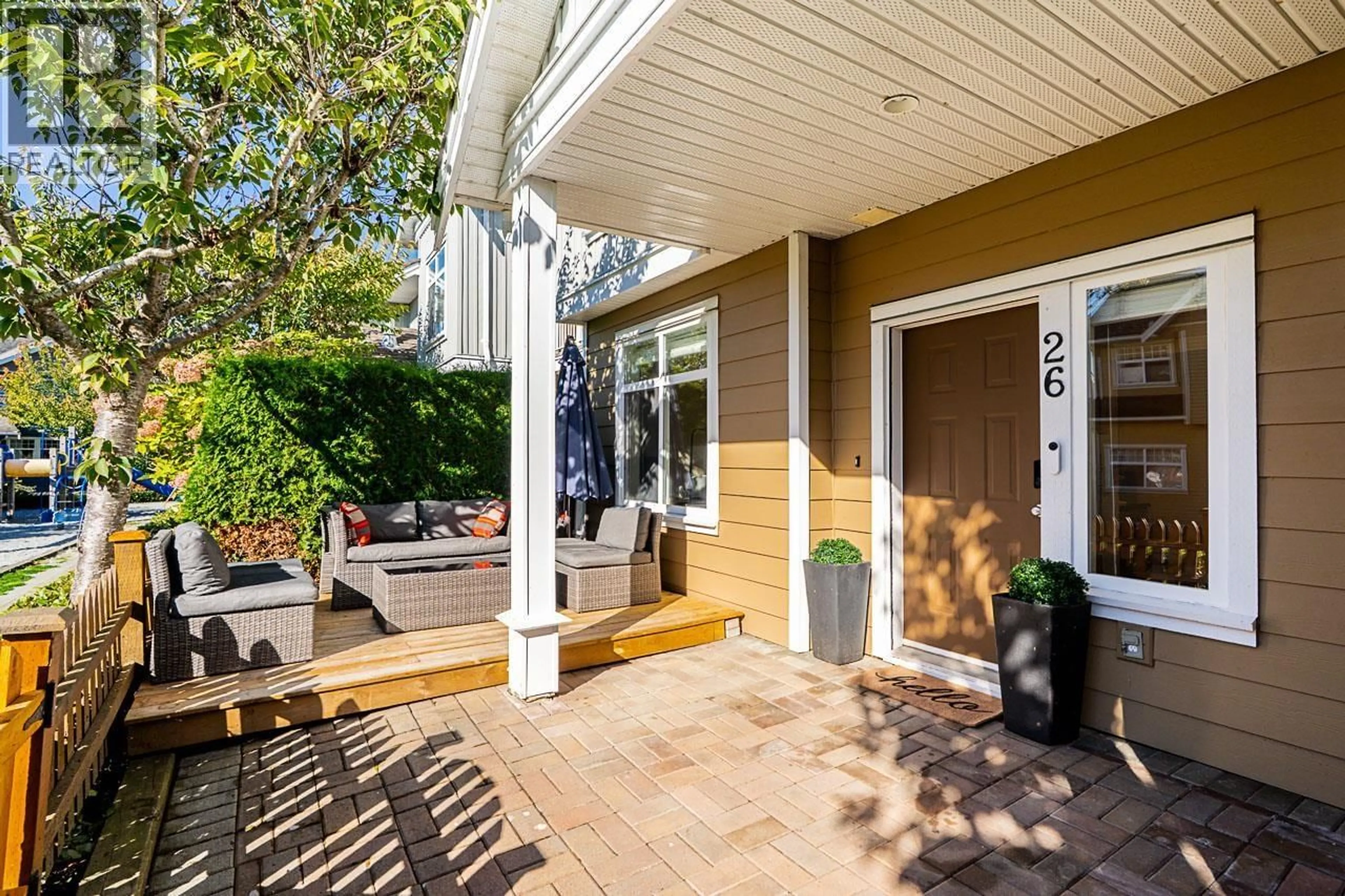 Patio, street for 26 - 6300 LONDON ROAD, Richmond British Columbia V7E6V6