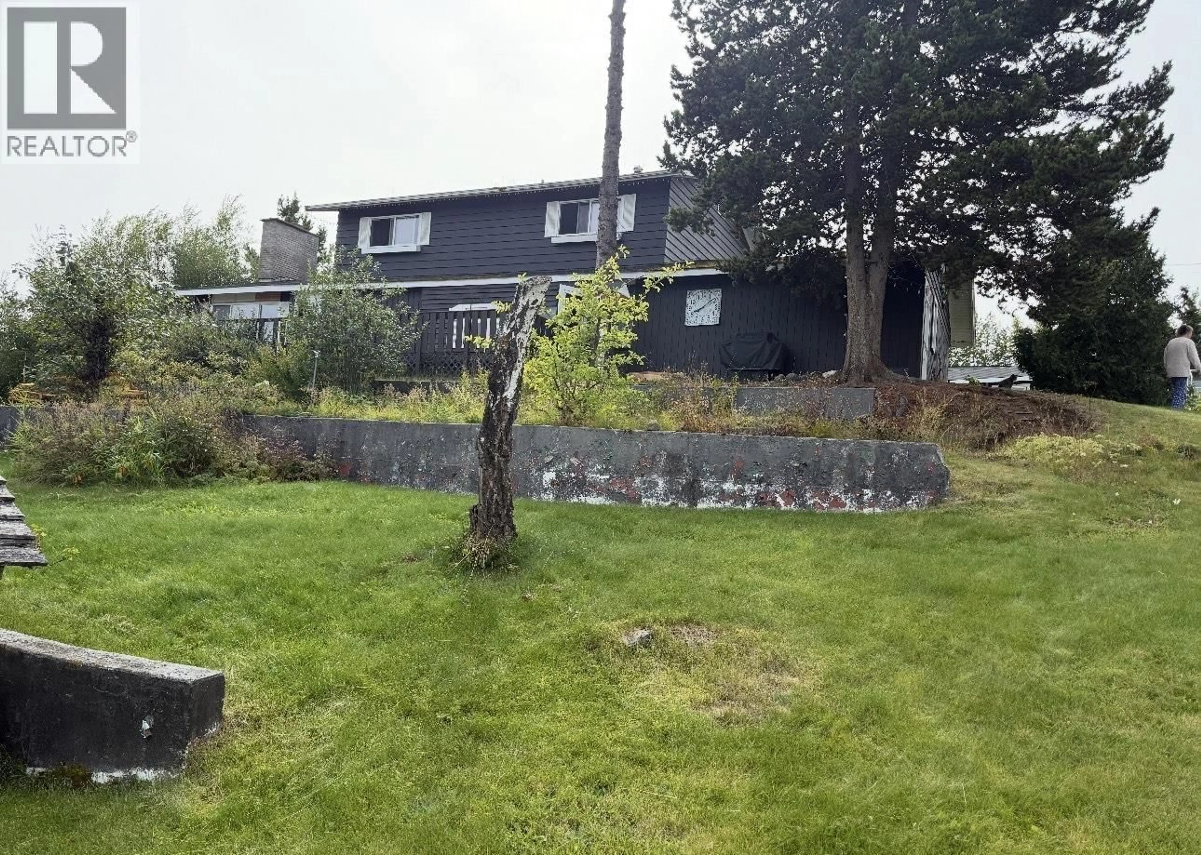 A pic from outside/outdoor area/front of a property/back of a property/a pic from drone, mountain view for 20 REGAN STREET, Granisle British Columbia V0J1W0