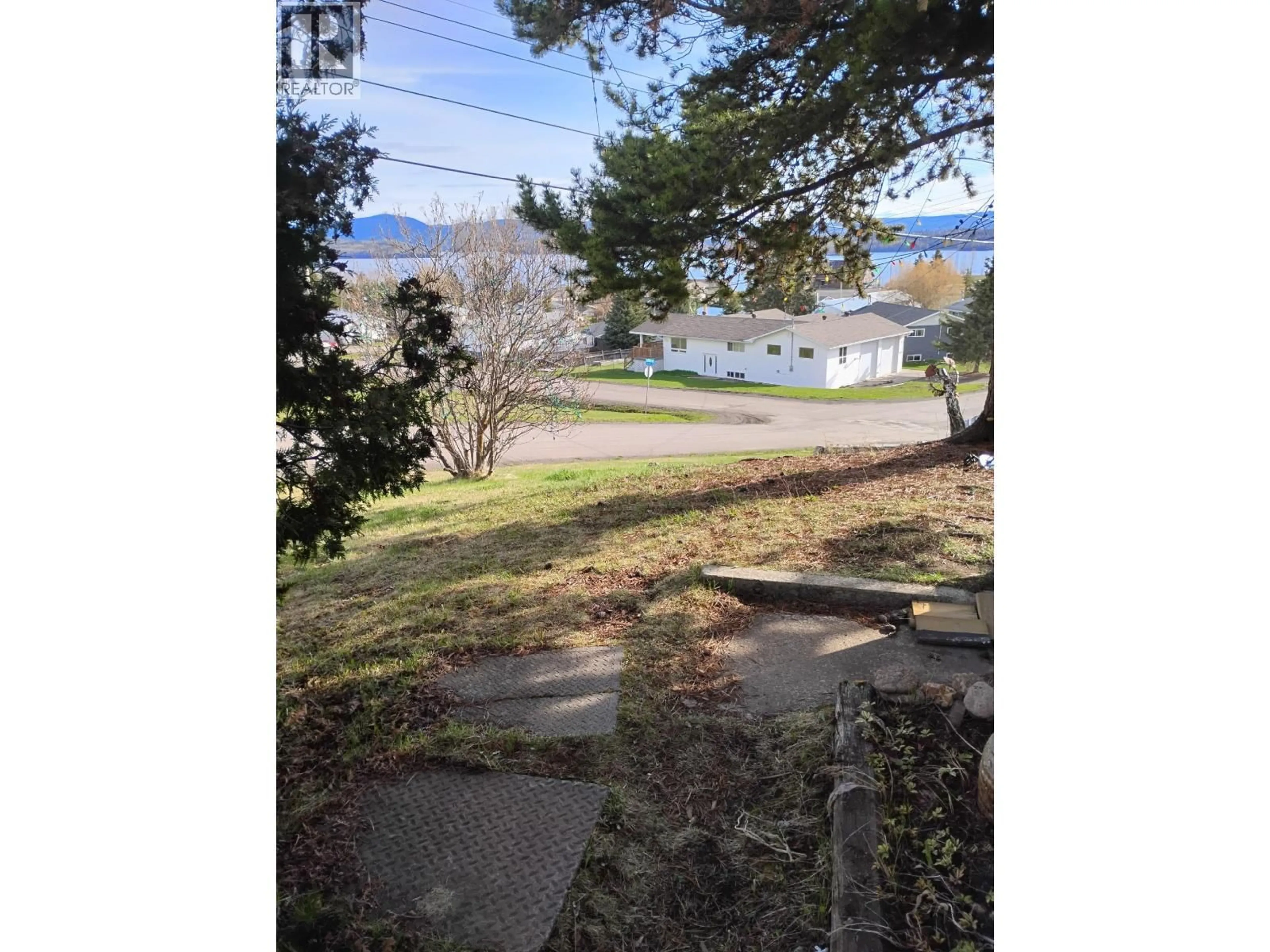 A pic from outside/outdoor area/front of a property/back of a property/a pic from drone, street for 20 REGAN STREET, Granisle British Columbia V0J1W0