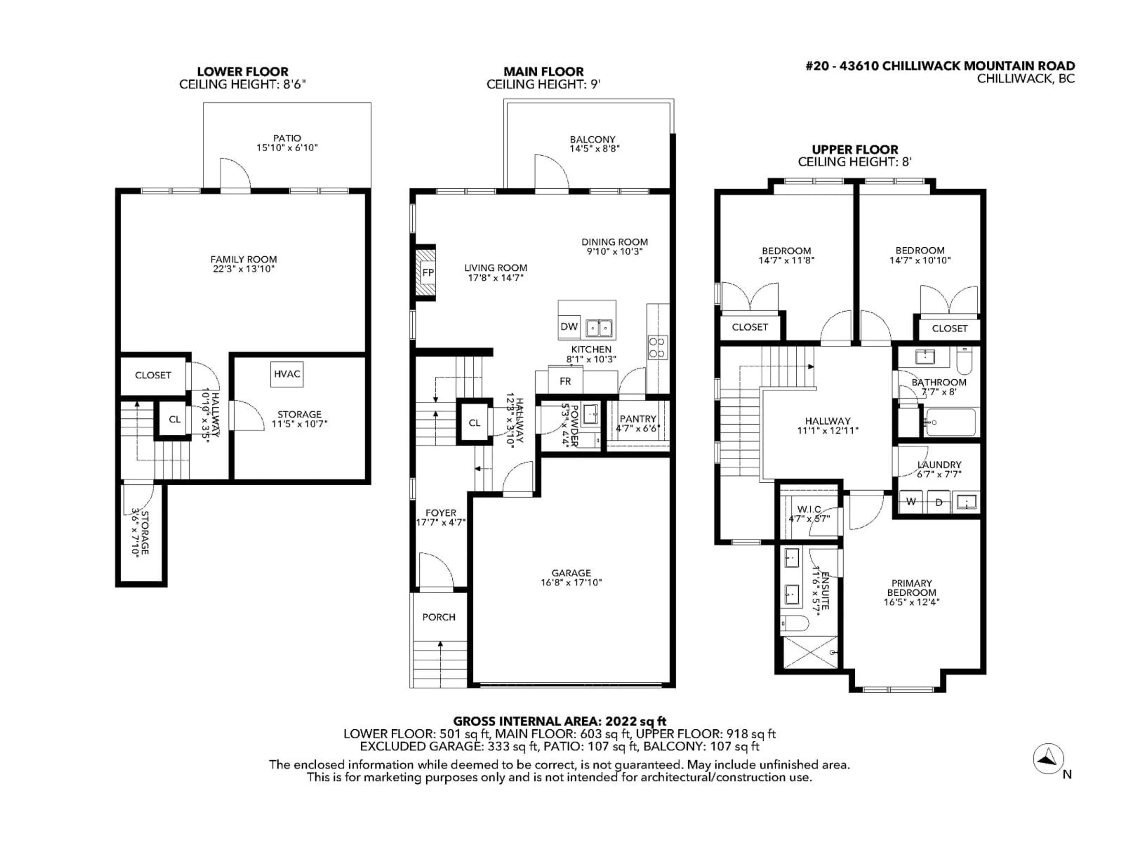 Floor plan for 20 - 43610 CHILLIWACK MOUNTAIN ROAD, Chilliwack British Columbia V2R6J8