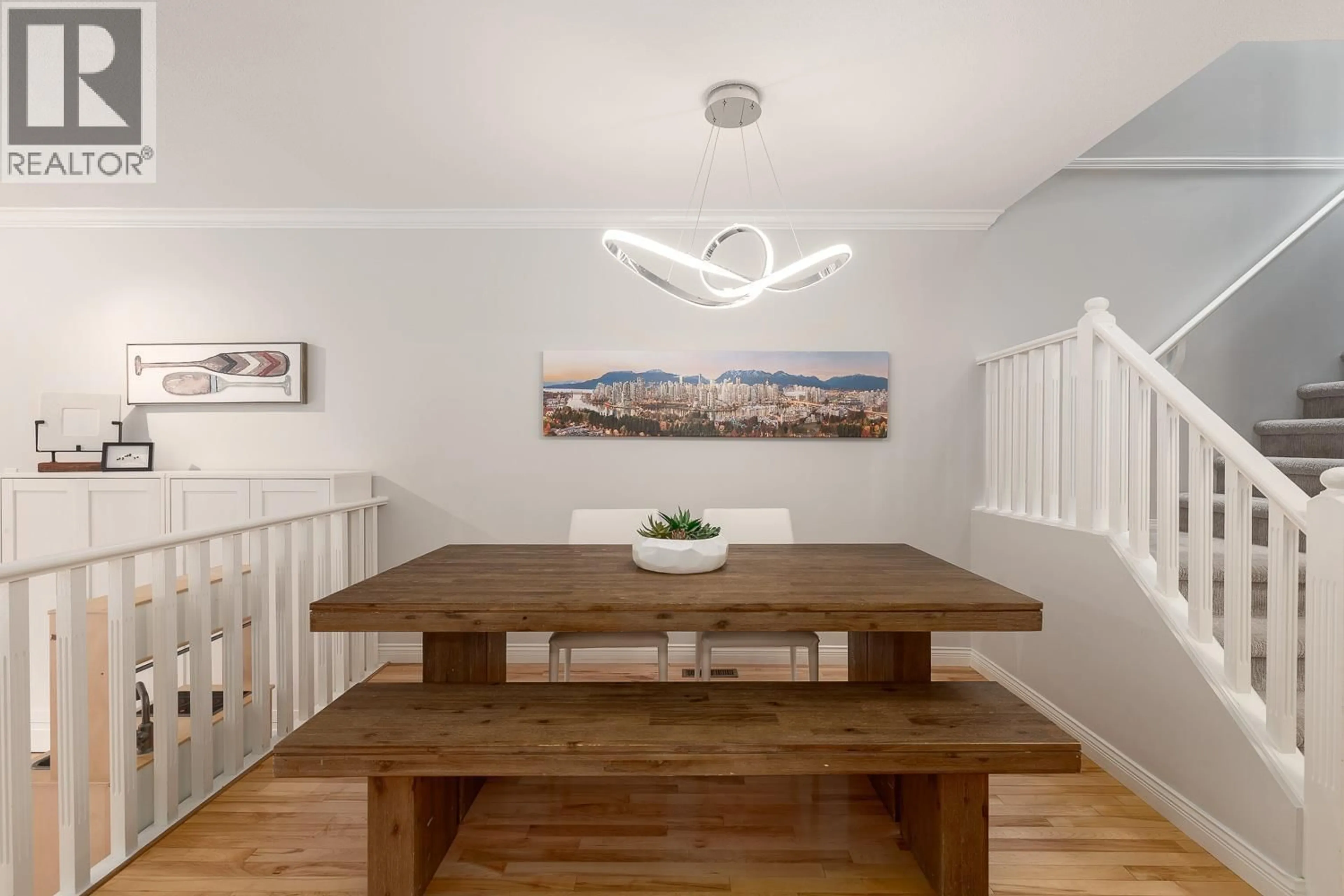 Dining room, wood/laminate floor for 63 - 3939 INDIAN RIVER DRIVE, North Vancouver British Columbia V7G2P6