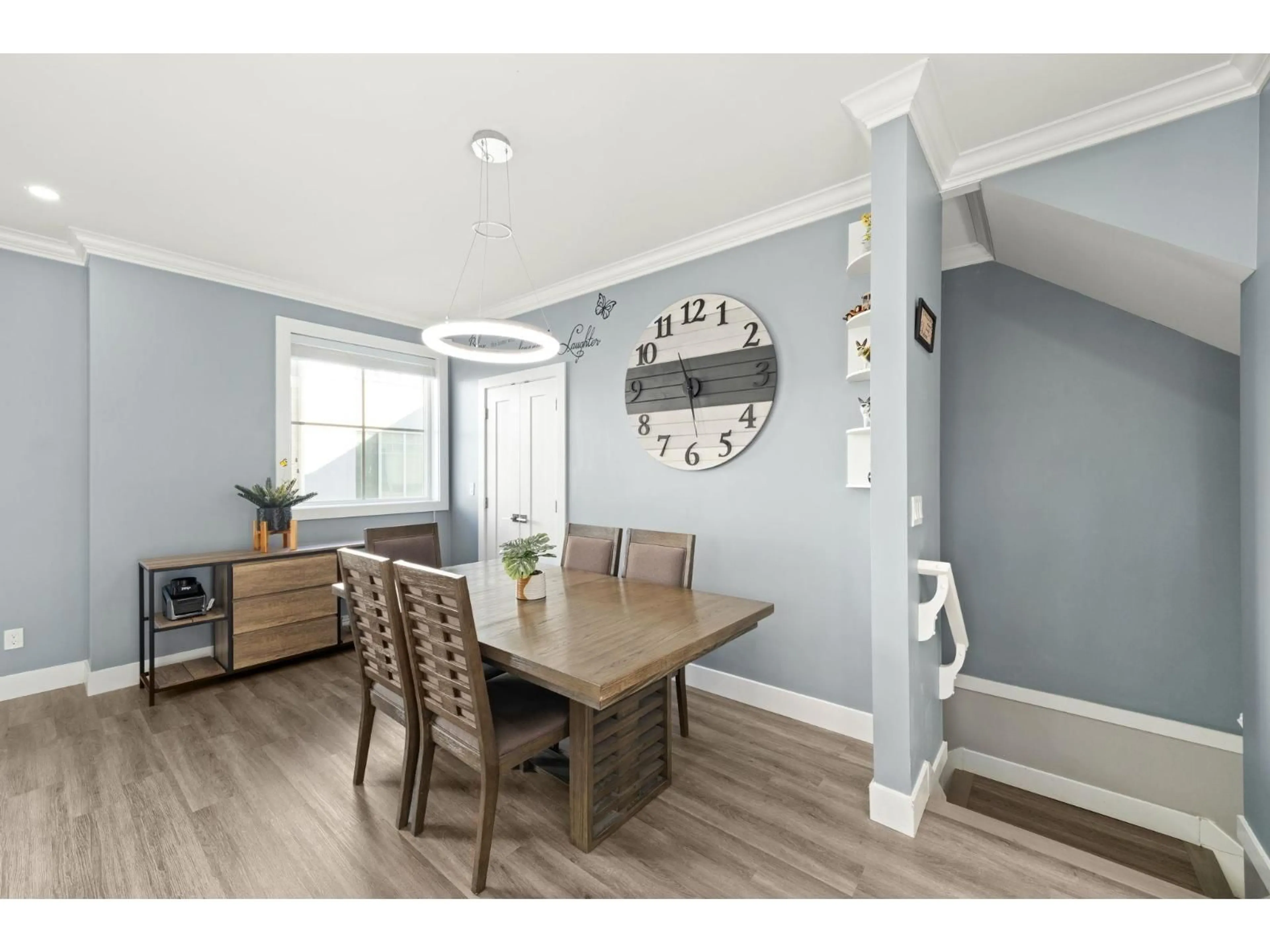 Dining room, wood/laminate floor for 8 - 7056 192 STREET, Surrey British Columbia V4N6S6