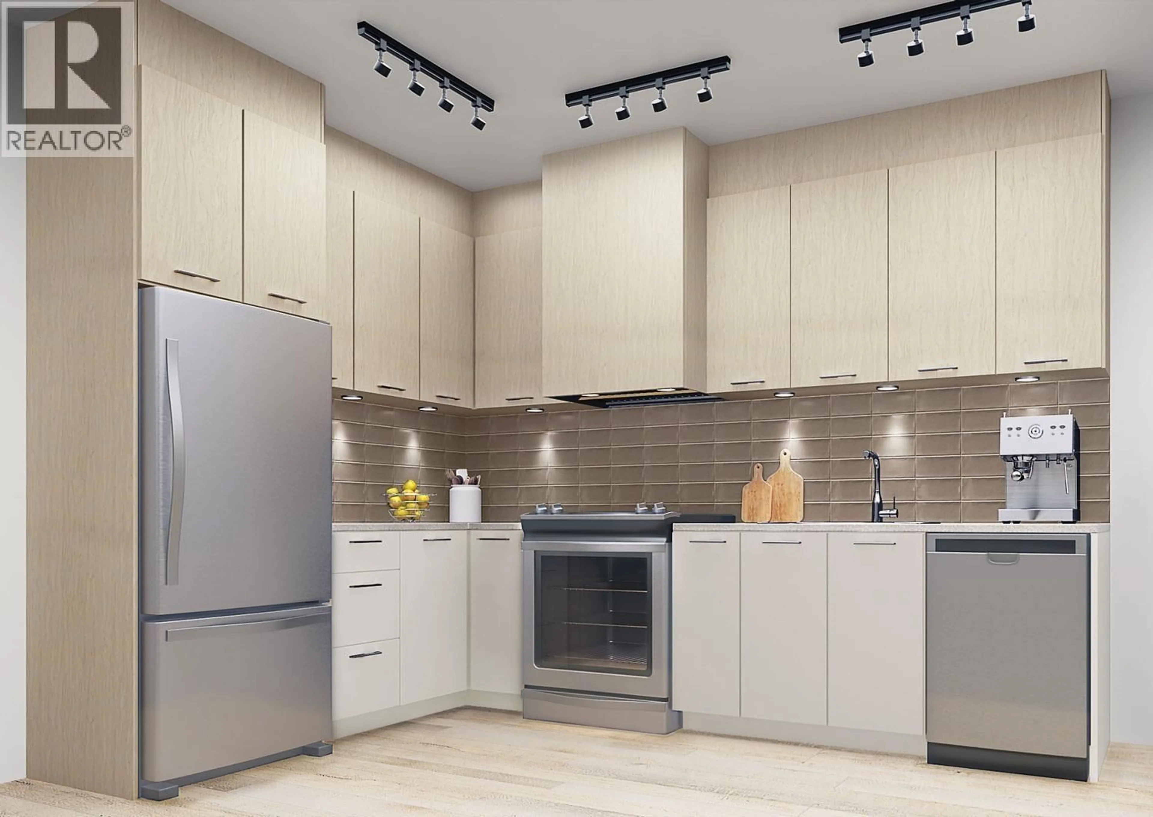 Contemporary kitchen, unknown for 403 - 4933 CLARENDON STREET, Vancouver British Columbia V5R3J3