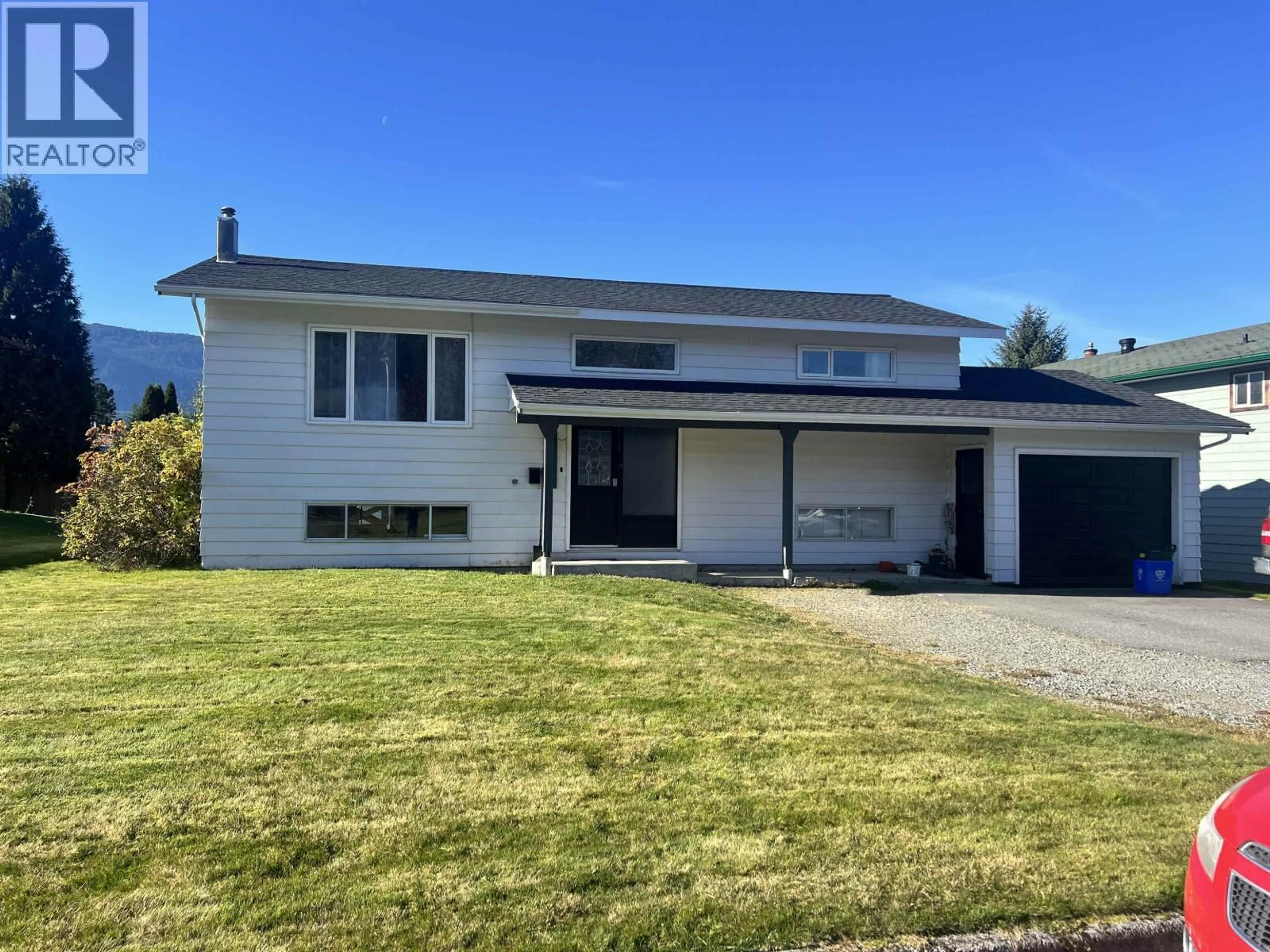 Home with vinyl exterior material, street for 104 CHARLES STREET, Kitimat British Columbia V8C2J3