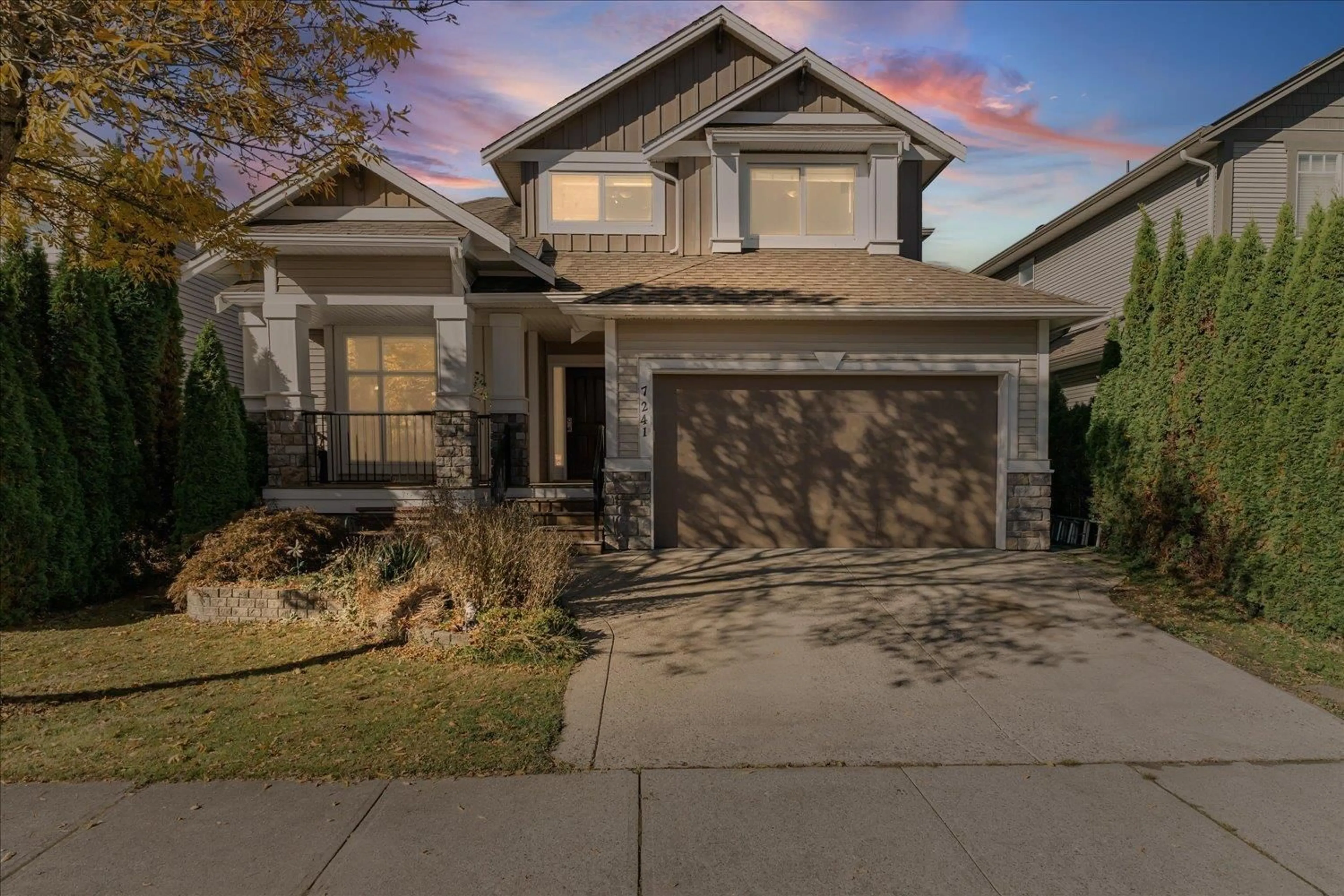 Home with brick exterior material, street for 7241 197, Langley British Columbia V2Y3E6