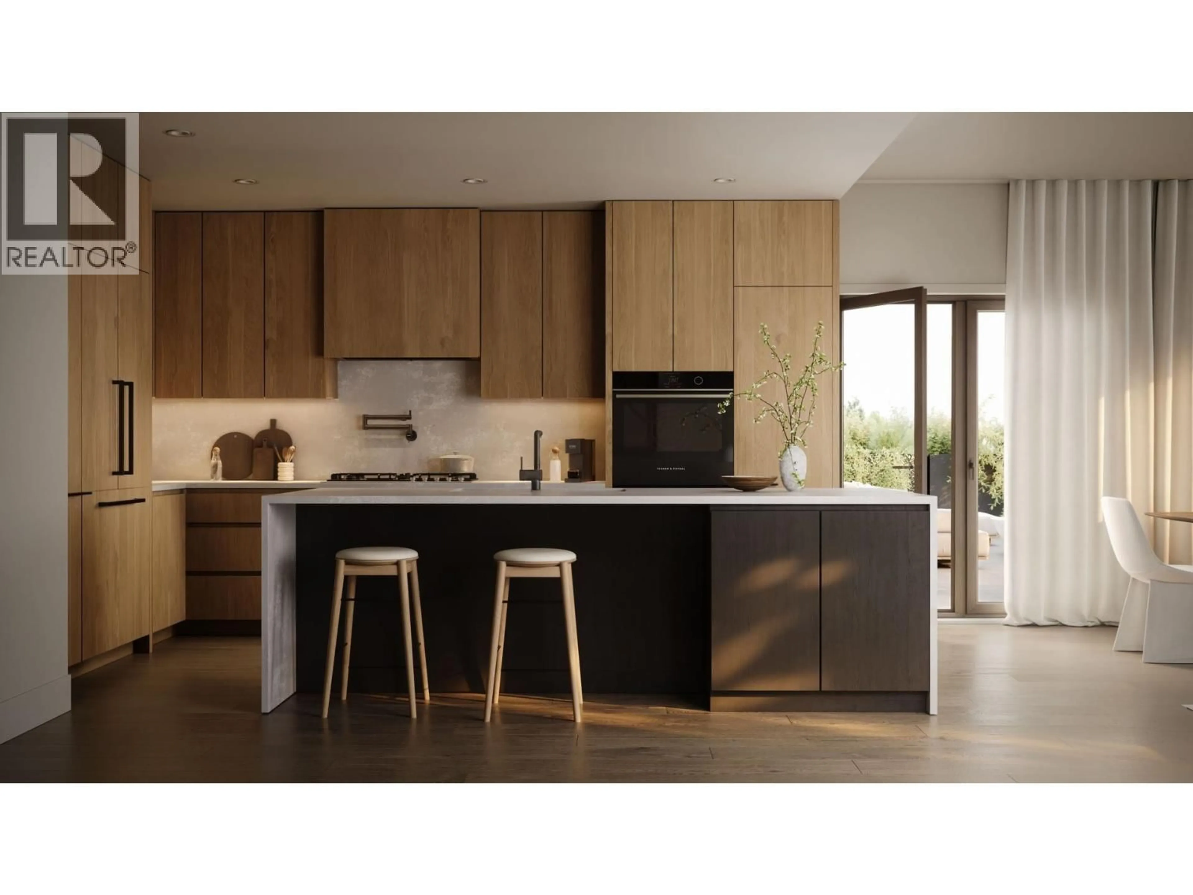 Open concept kitchen, wood/laminate floor for 3 - 950 57TH AVENUE, Vancouver British Columbia V6P1S3