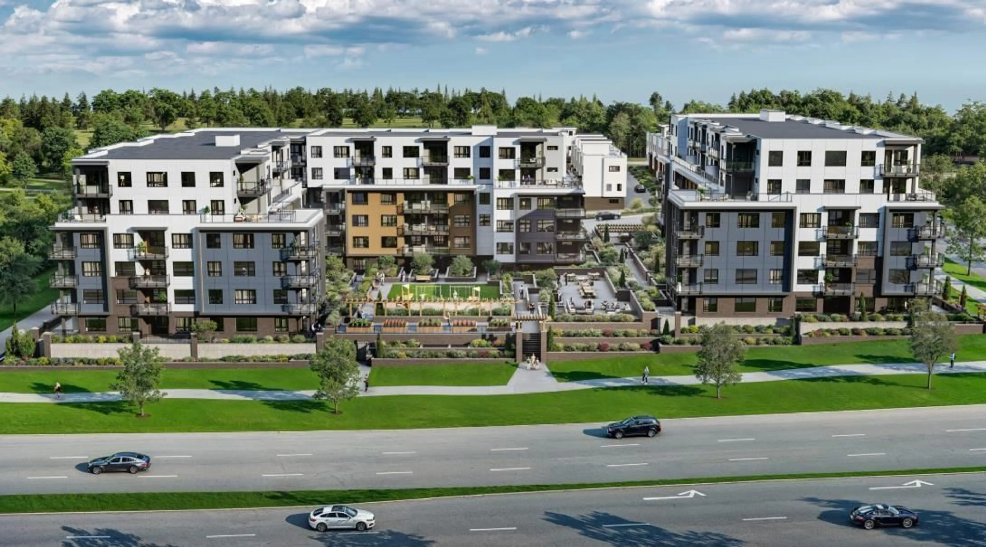 A pic from outside/outdoor area/front of a property/back of a property/a pic from drone, unknown for 406 - 20049 82, Langley British Columbia V2Y4A6