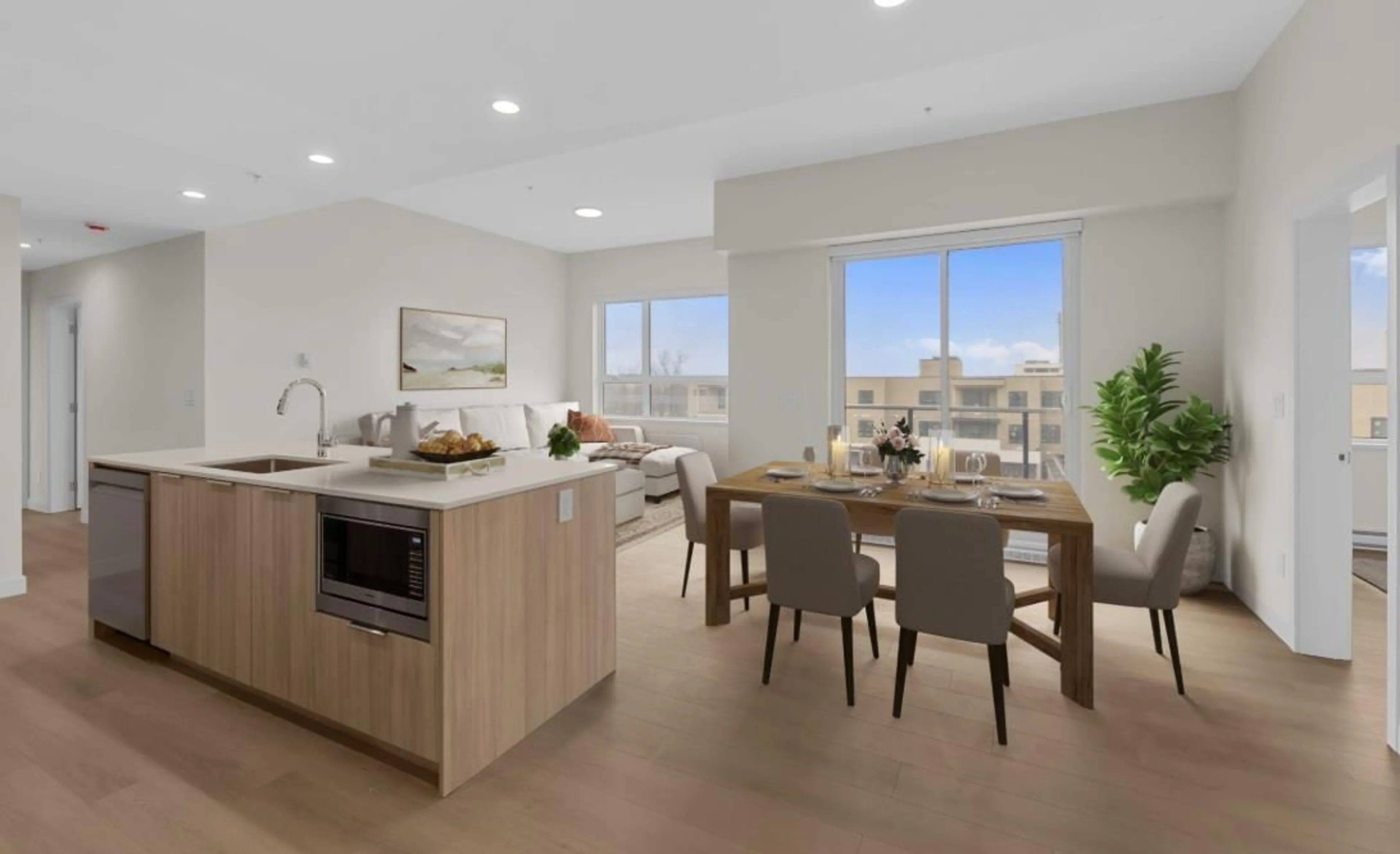 Open concept kitchen, unknown for 406 - 20049 82, Langley British Columbia V2Y4A6