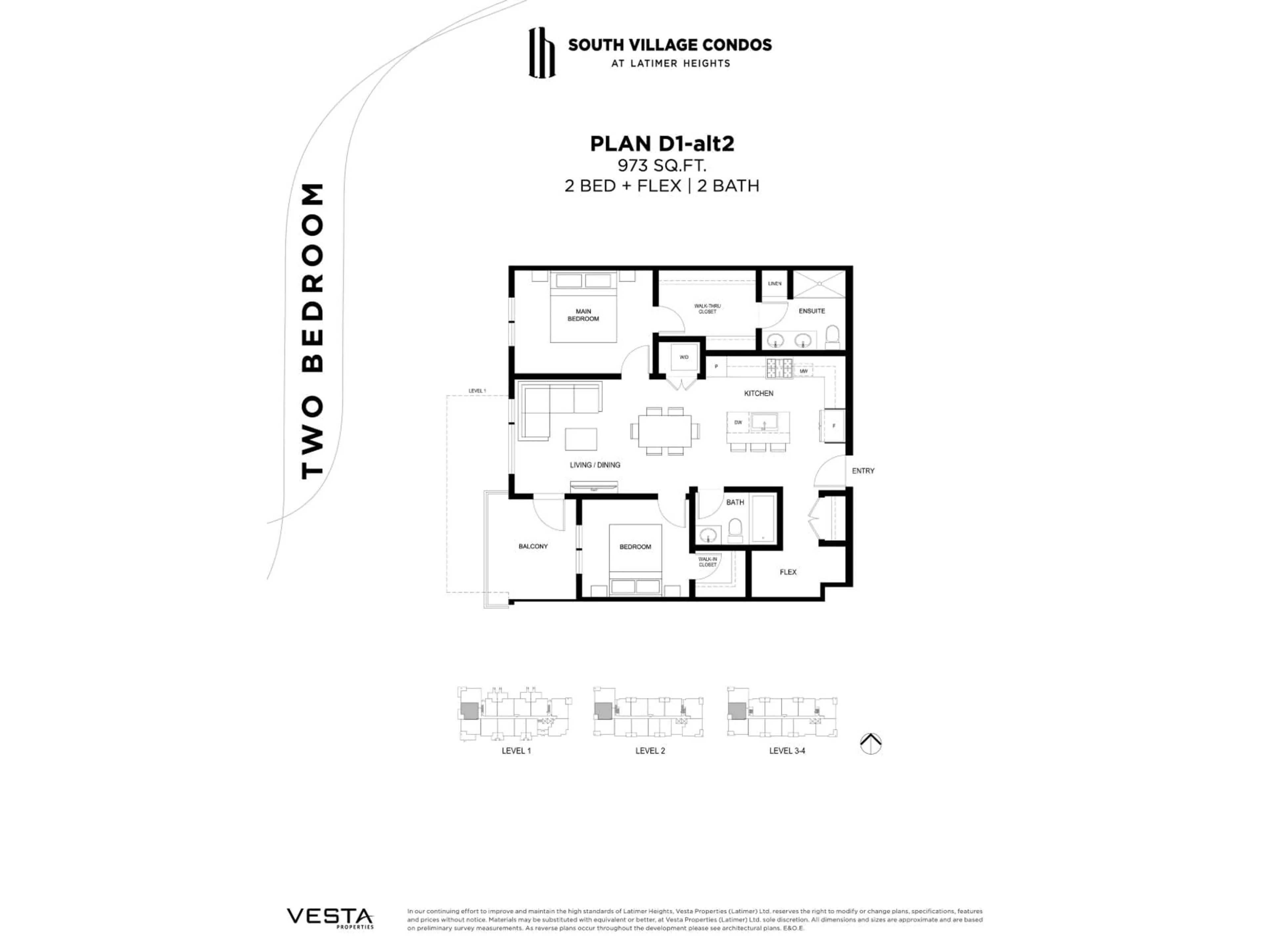 Floor plan for 406 - 20049 82, Langley British Columbia V2Y4A6