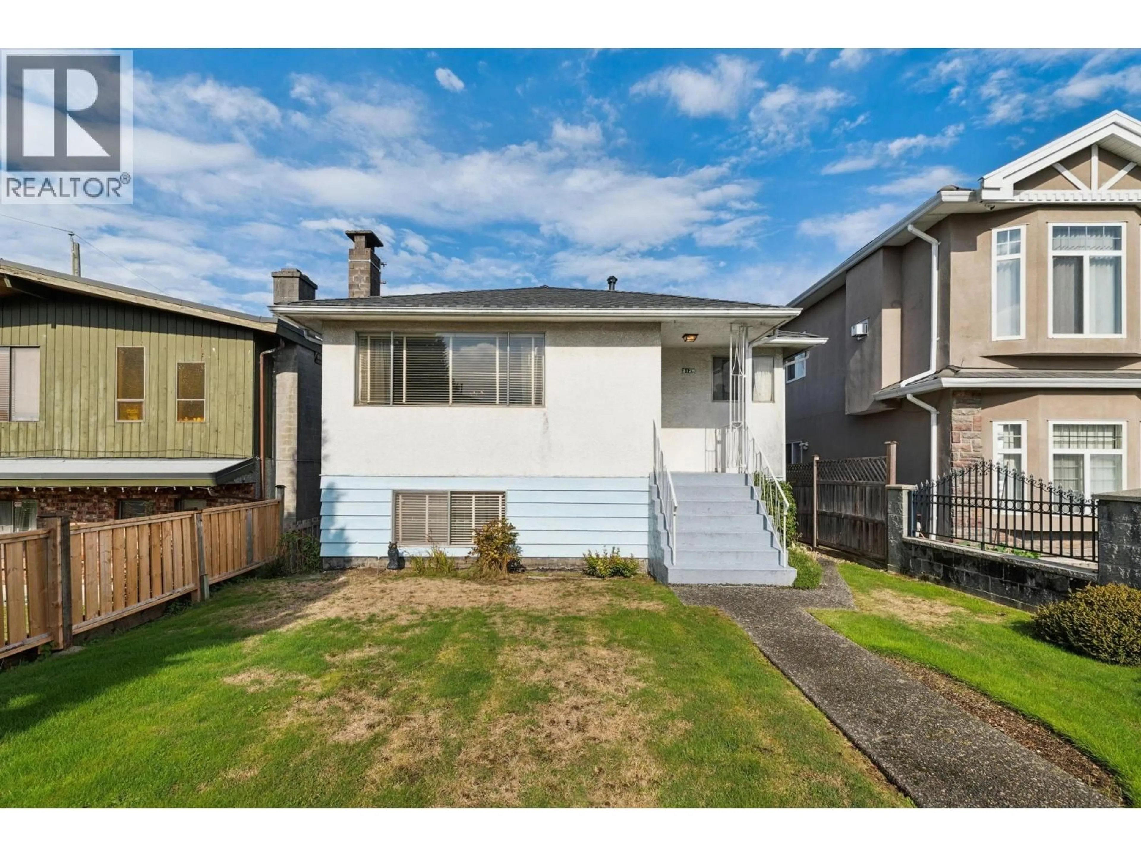 A pic from outside/outdoor area/front of a property/back of a property/a pic from drone, street for 3129 23 AVENUE, Vancouver British Columbia V5R1B4