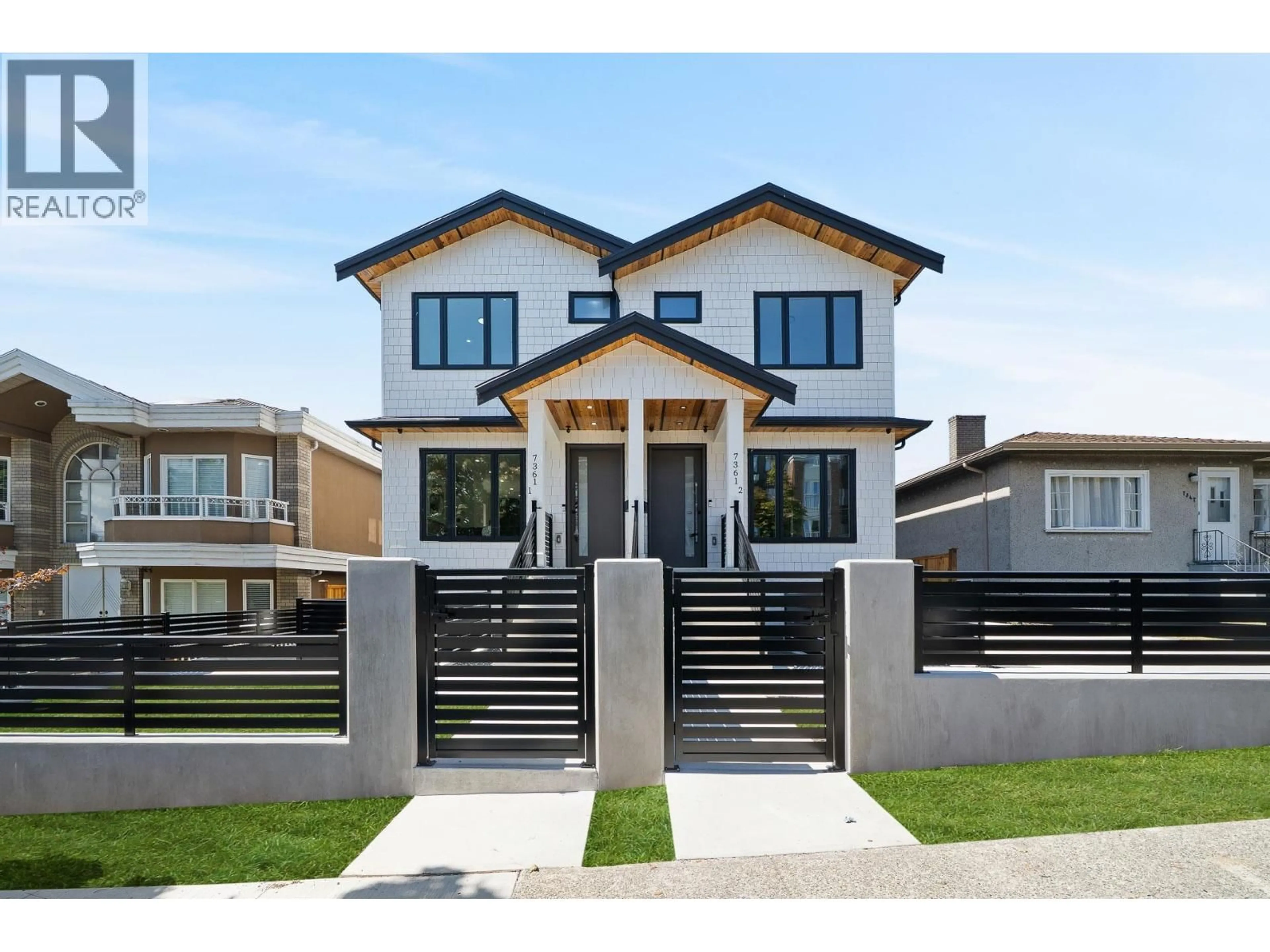 Home with brick exterior material, street for 1 - 7361 FRASER STREET, Vancouver British Columbia V5X3W1