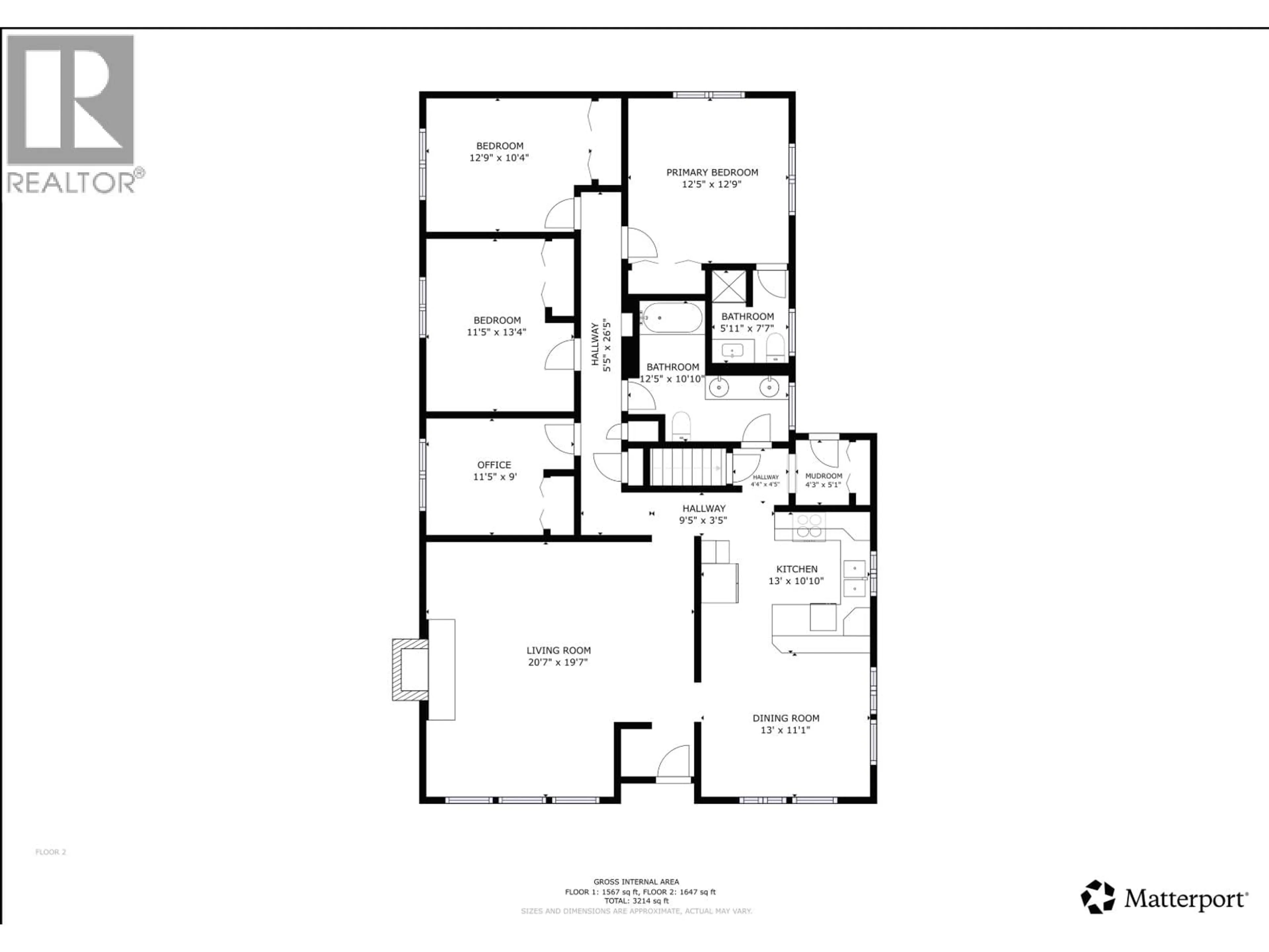 Floor plan for 9308 112 AVENUE, Fort St. John British Columbia V1J2V9