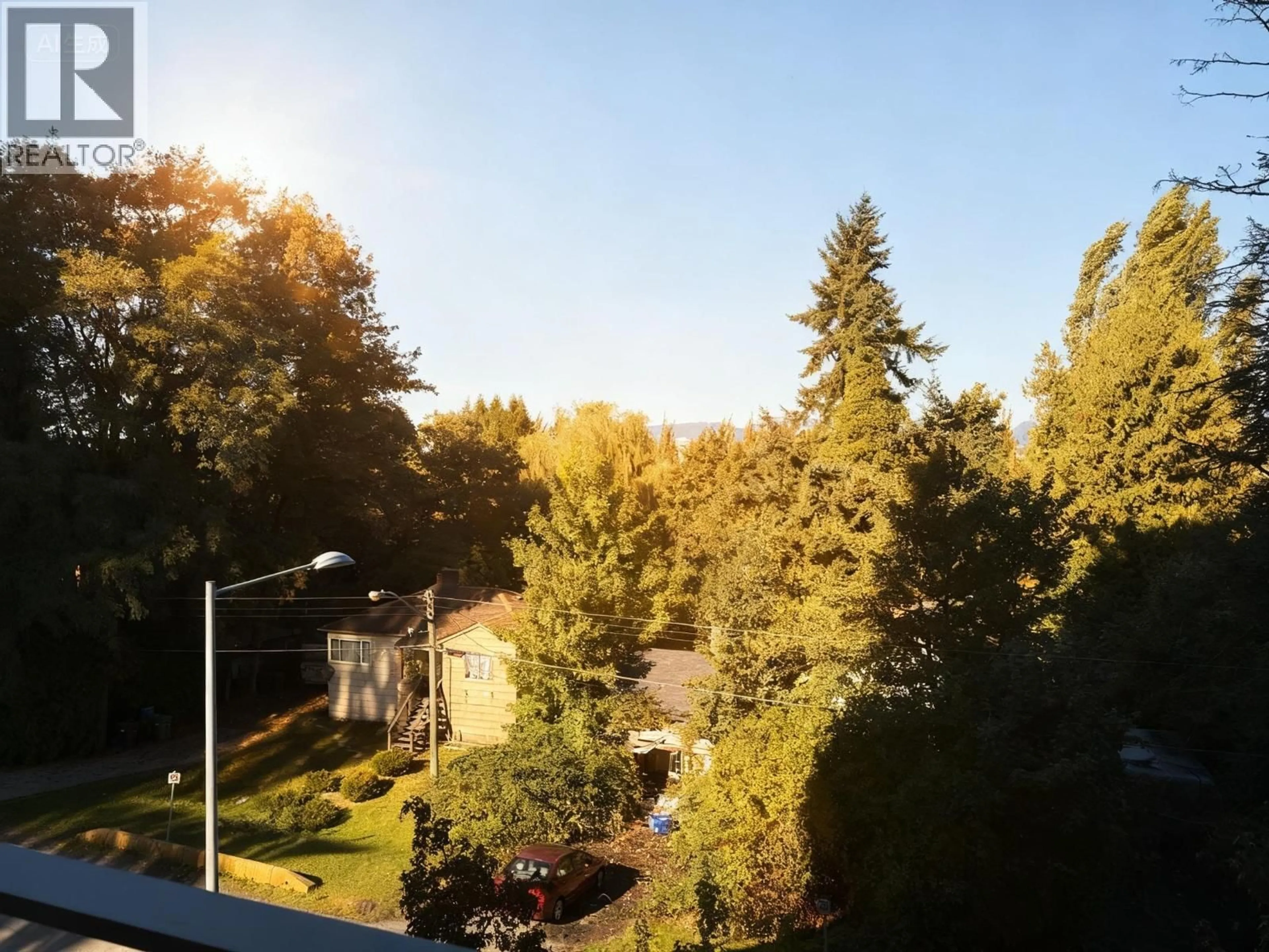 A pic from outside/outdoor area/front of a property/back of a property/a pic from drone, city buildings view from balcony for 608 - 8988 PATTERSON ROAD, Richmond British Columbia V6X0R2