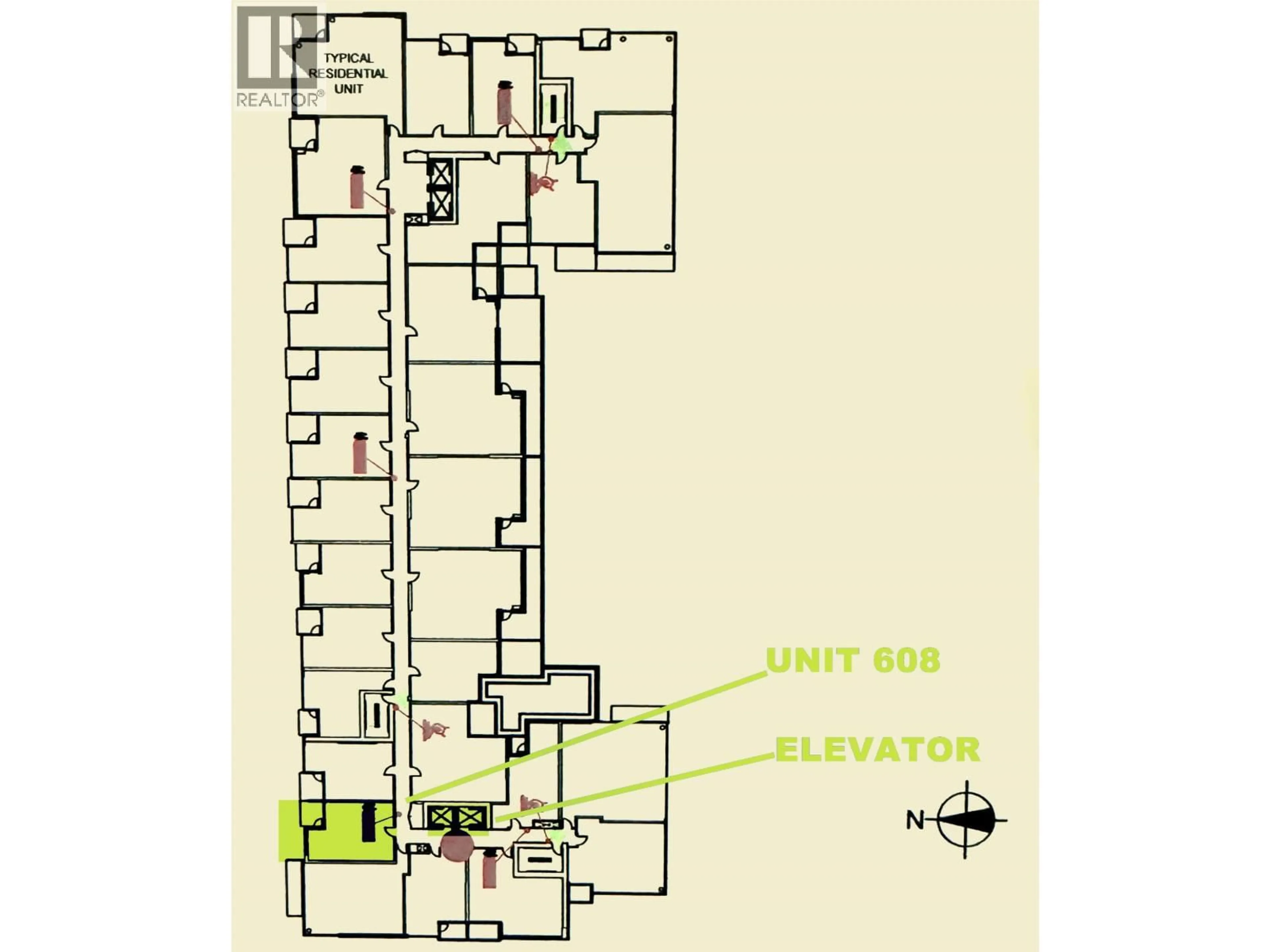 Floor plan for 608 - 8988 PATTERSON ROAD, Richmond British Columbia V6X0R2