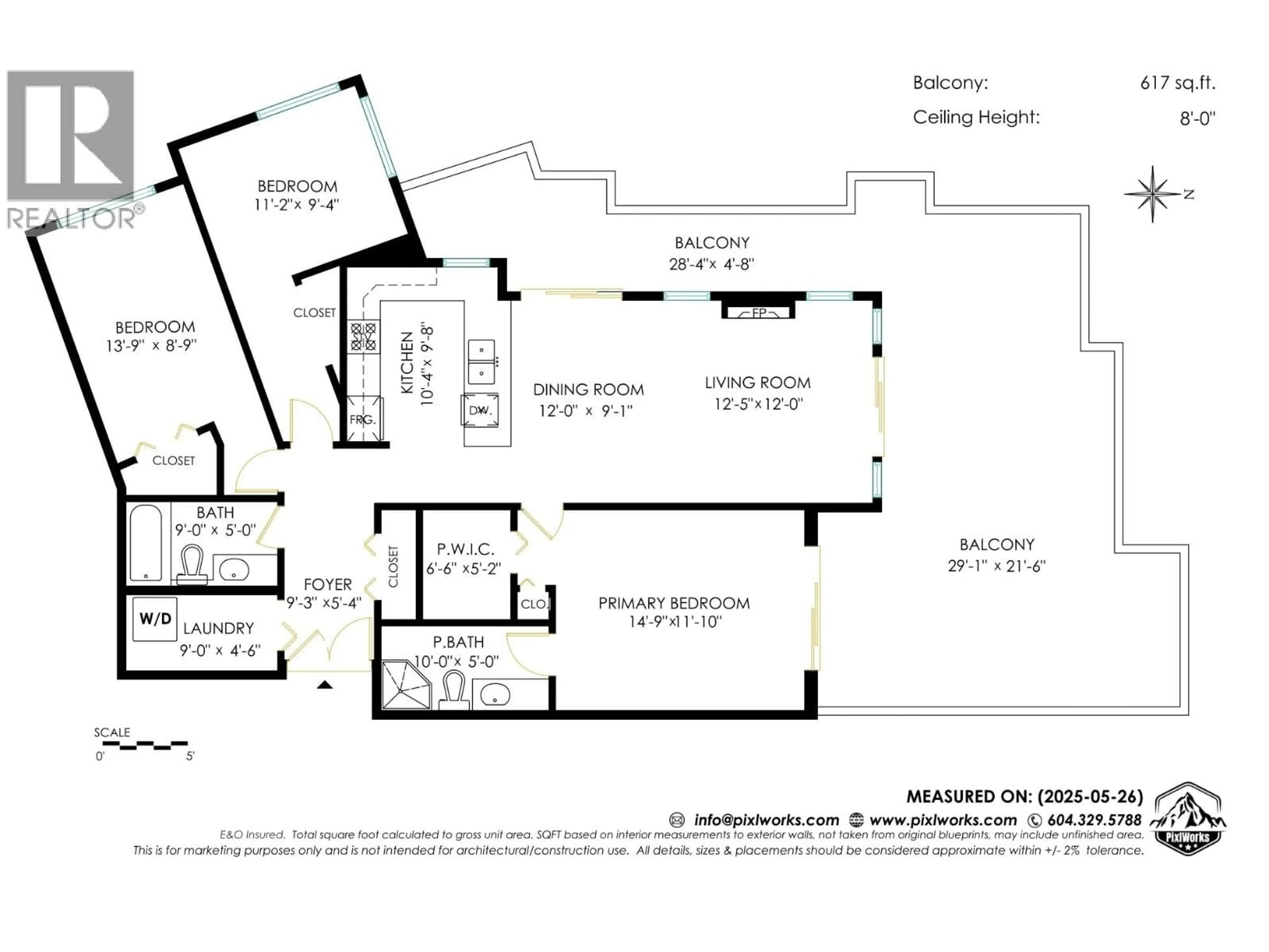 Floor plan for 316 - 5880 DOVER CRESCENT, Richmond British Columbia V7C5P5