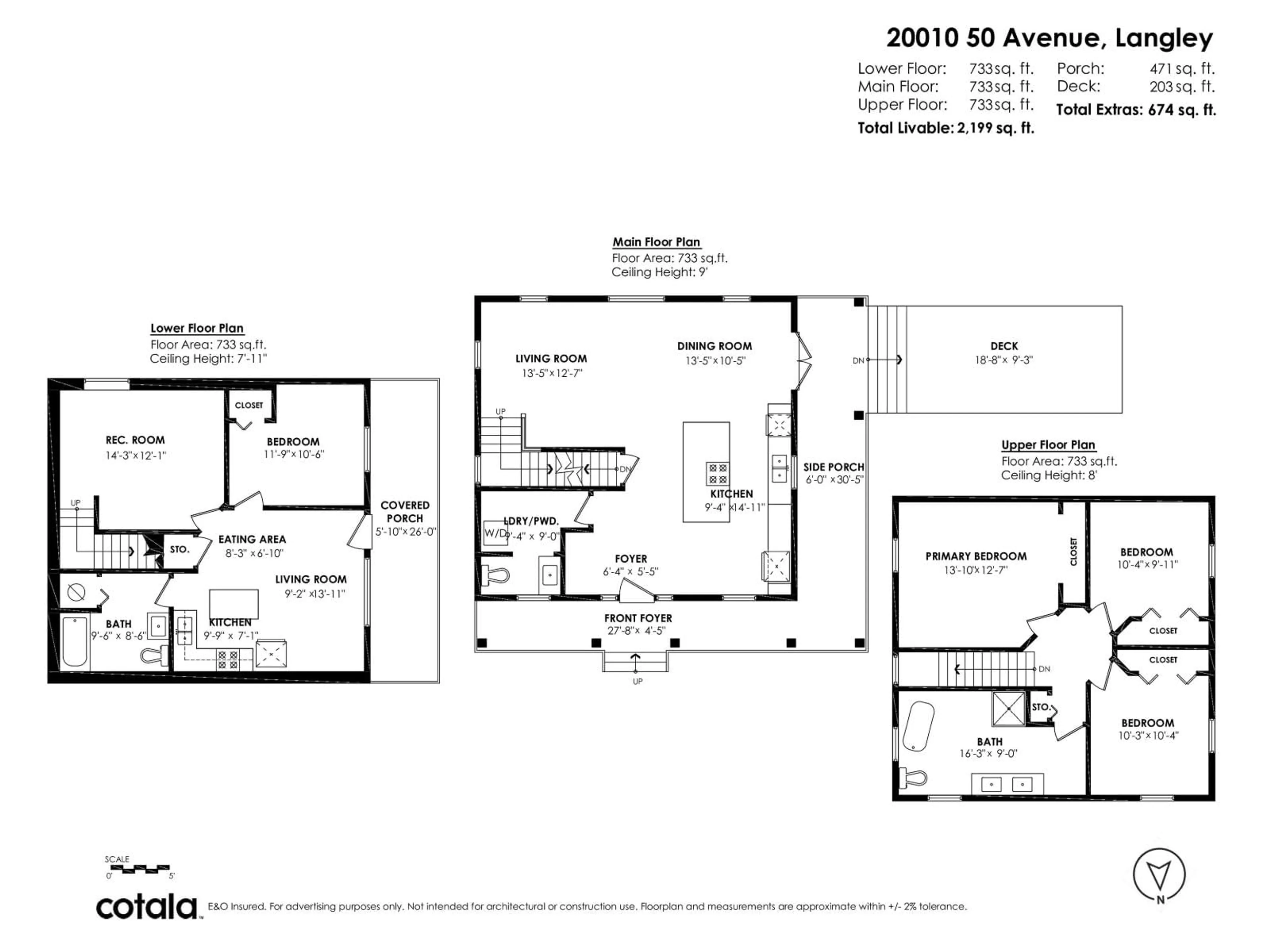Floor plan for 20010 50, Langley British Columbia V3A3S7