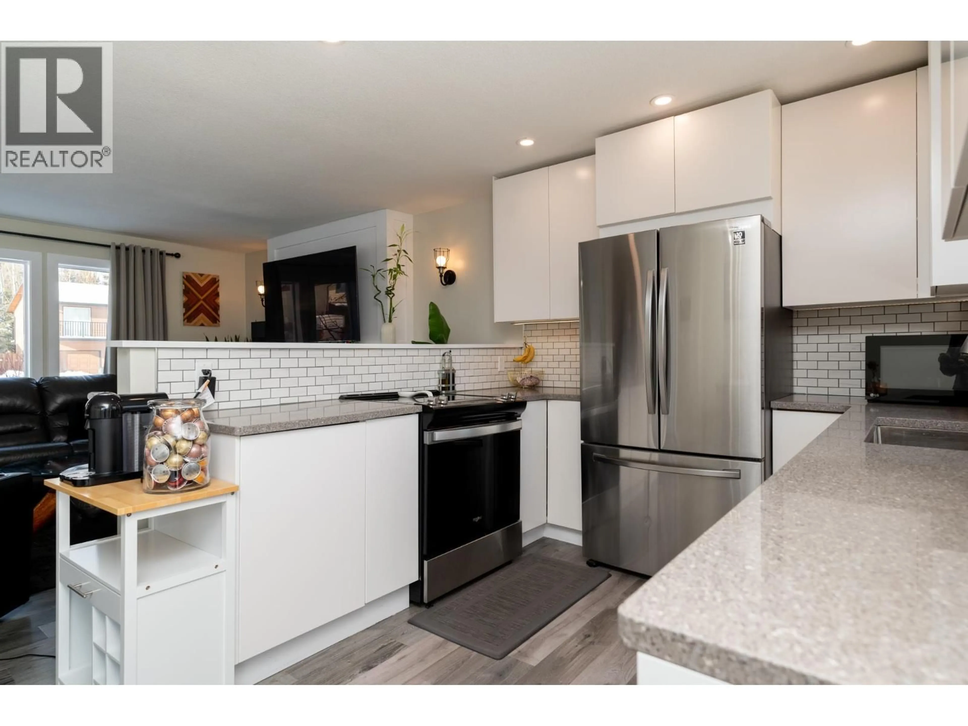 Open concept kitchen, ceramic/tile floor for 4150 BAKER ROAD, Prince George British Columbia V2N5K6