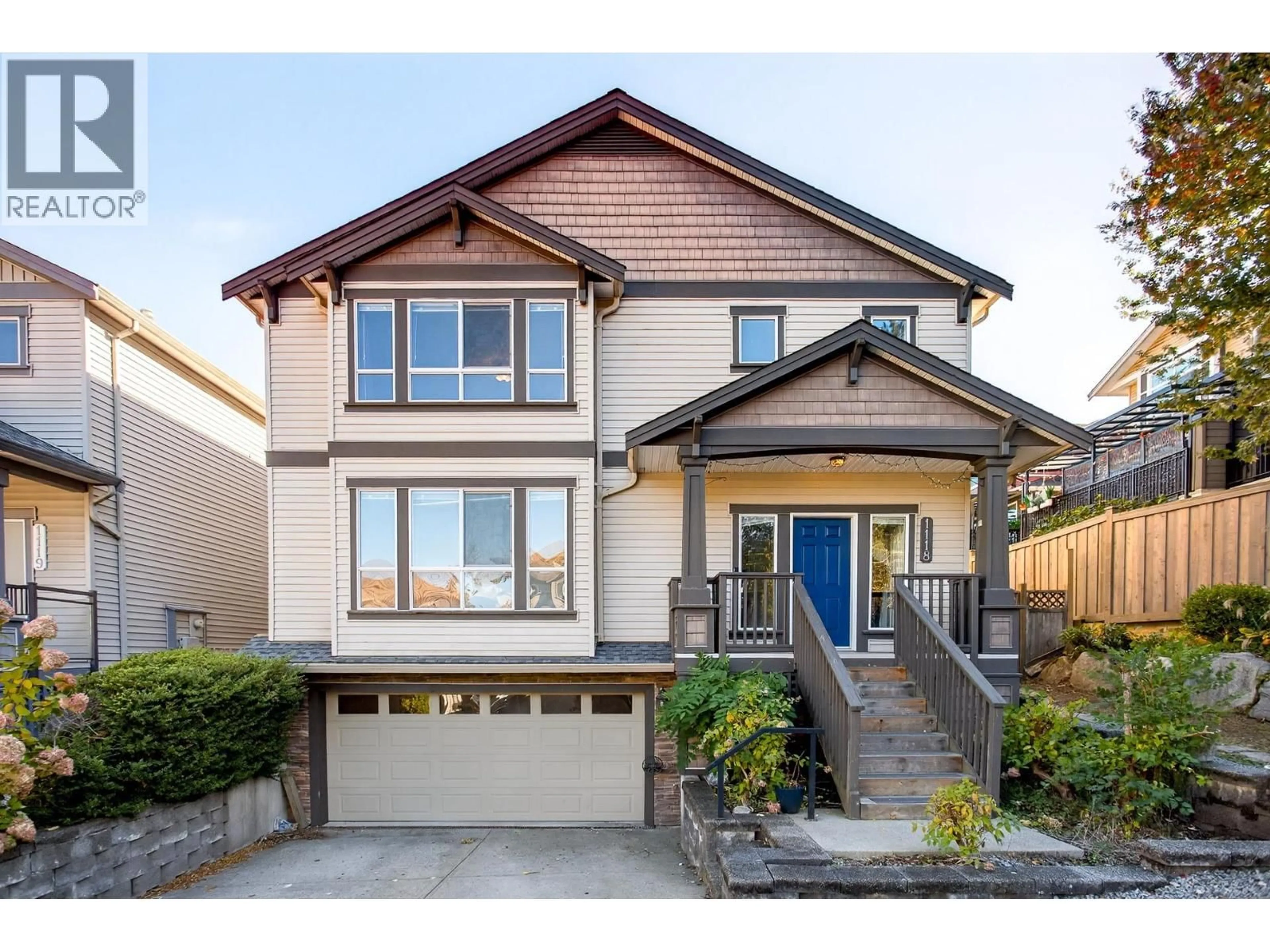 Home with vinyl exterior material, street for 1118 - 11497 236 STREET, Maple Ridge British Columbia V2W2E8