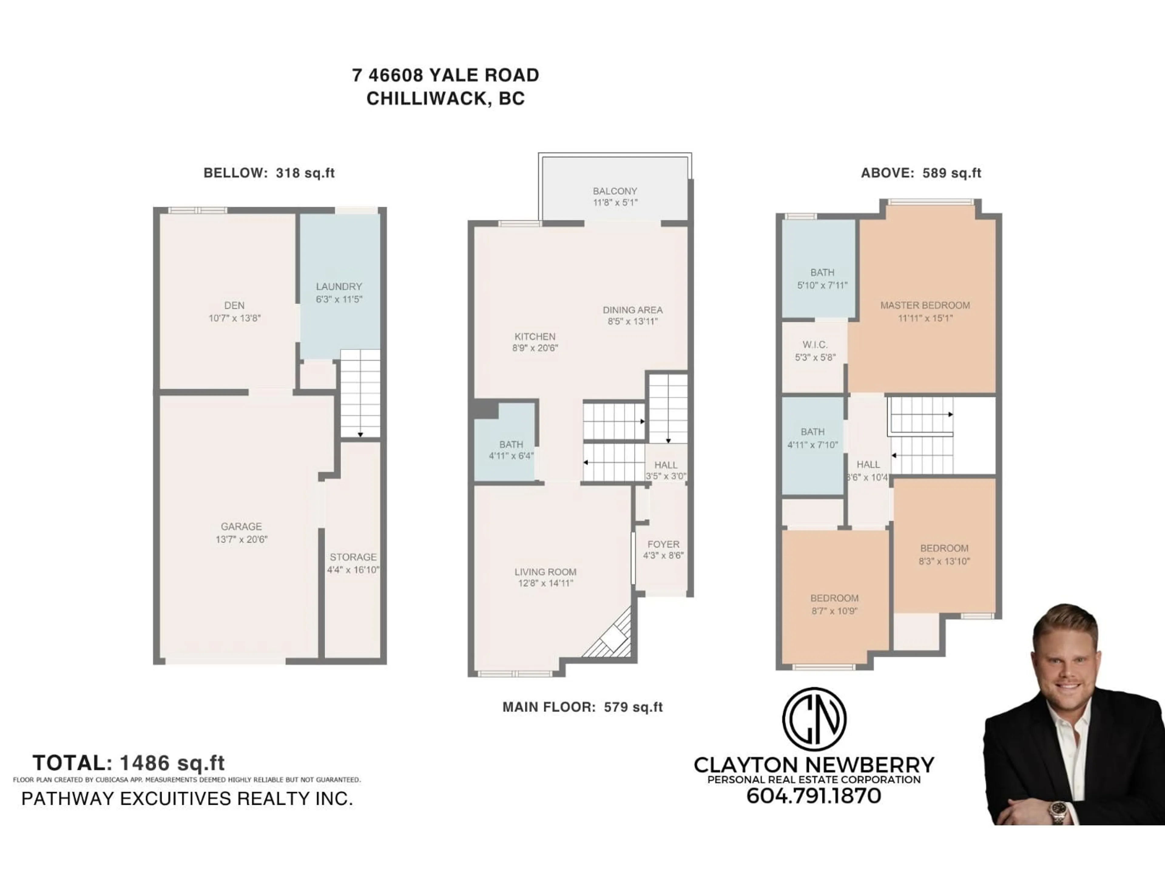 Floor plan for 7 - 46608 YALE ROAD, Chilliwack British Columbia V2P0A4