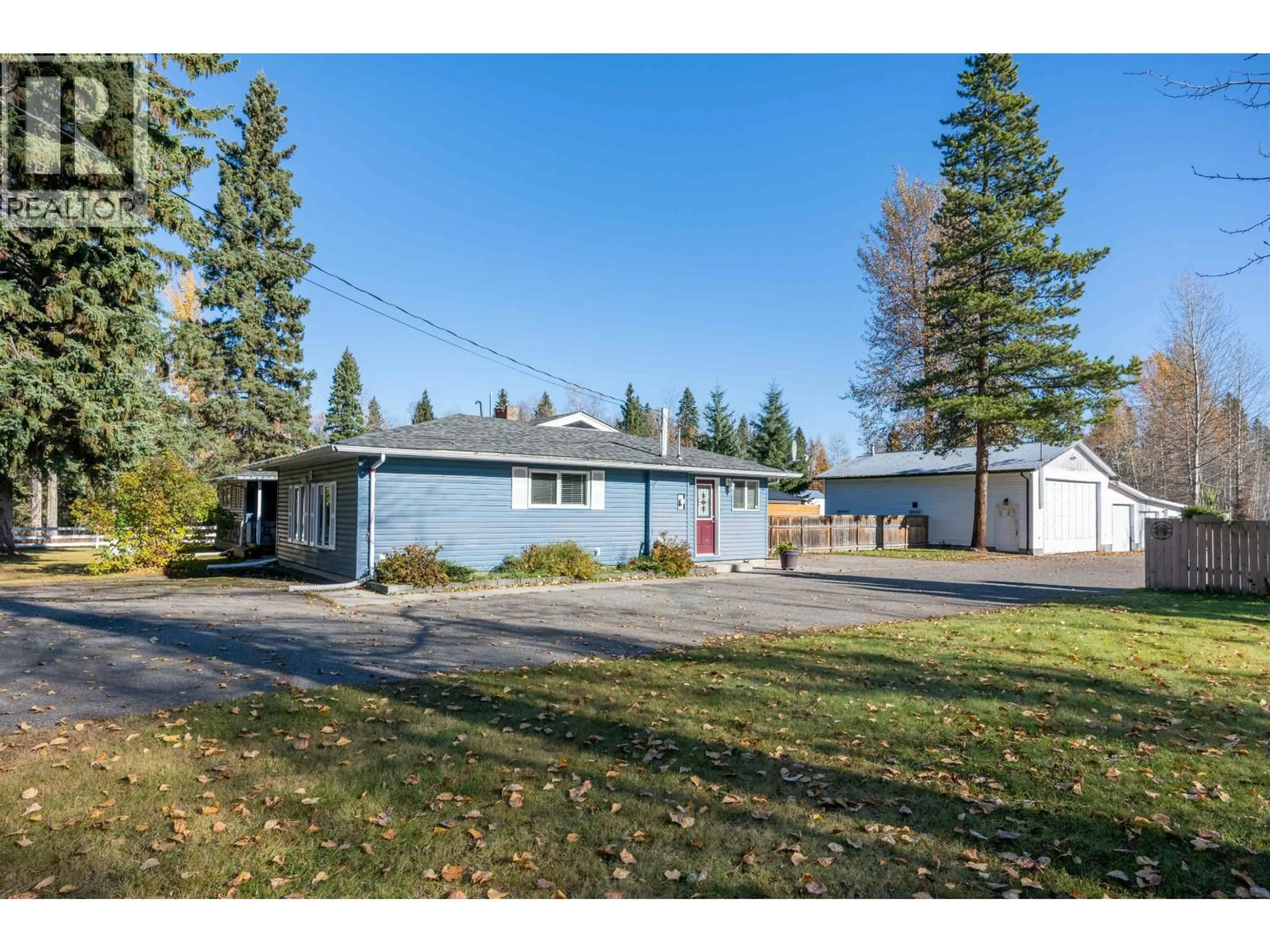 A pic from outside/outdoor area/front of a property/back of a property/a pic from drone, street for 9092 HILLTOP ROAD, Prince George British Columbia V2N6J8
